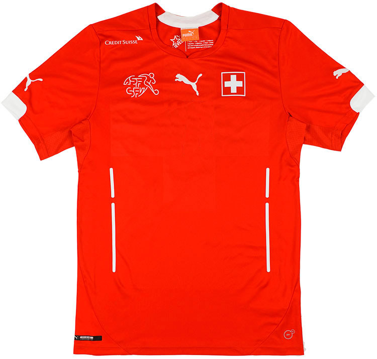 2014-15 Switzerland Player Issue Home Shirt (PRO Fit) - 8/10 - ()