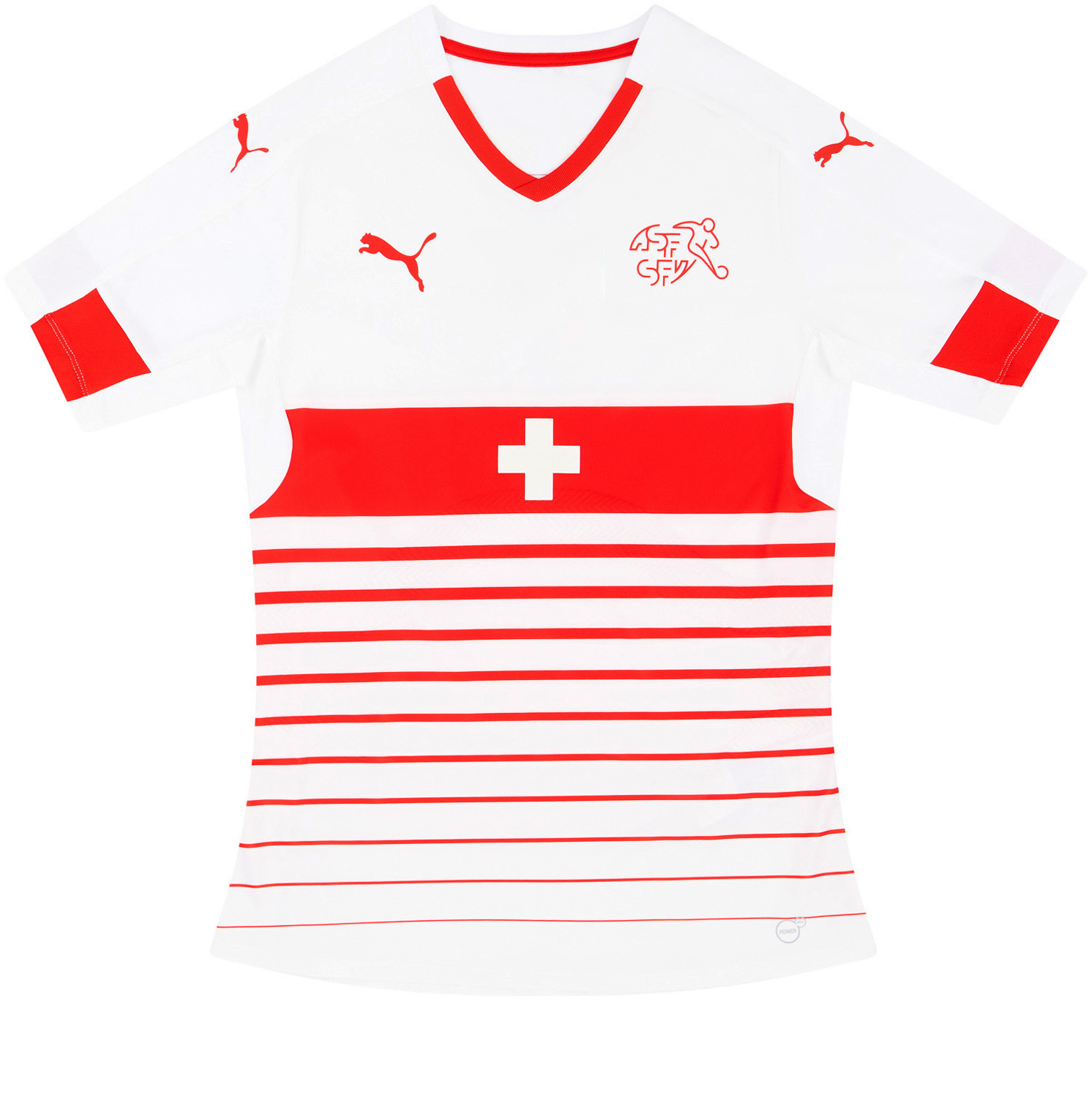 2016-17 Switzerland Player Issue Away Shirt