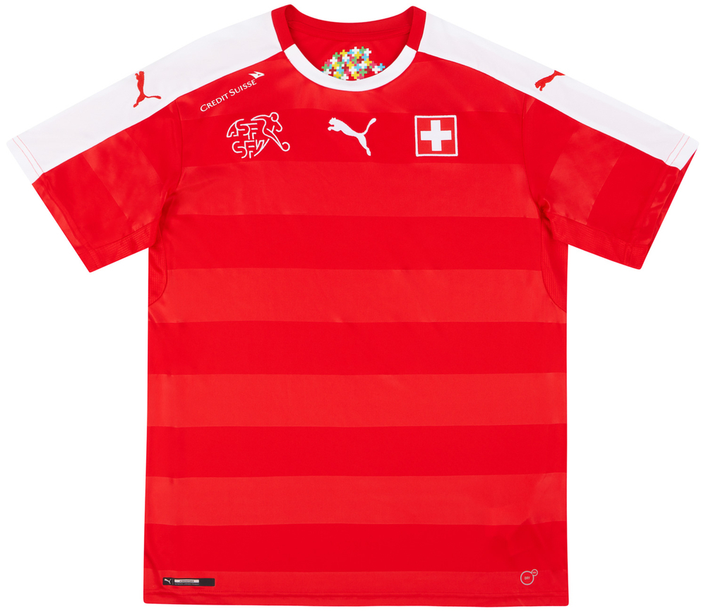 2016-17 Switzerland Home Shirt (Excellent) XL Boys-Switzerland