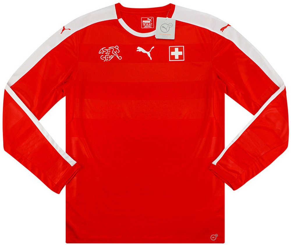 2016-17 Switzerland Player Issue Home L/S Shirt (PRO Fit) *BNIB* M-Switzerland Player Issue View All Clearance New Clearance Permanent Price Drops Euro 2020