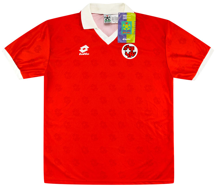 1994-96 Switzerland Player Issue Home Shirt