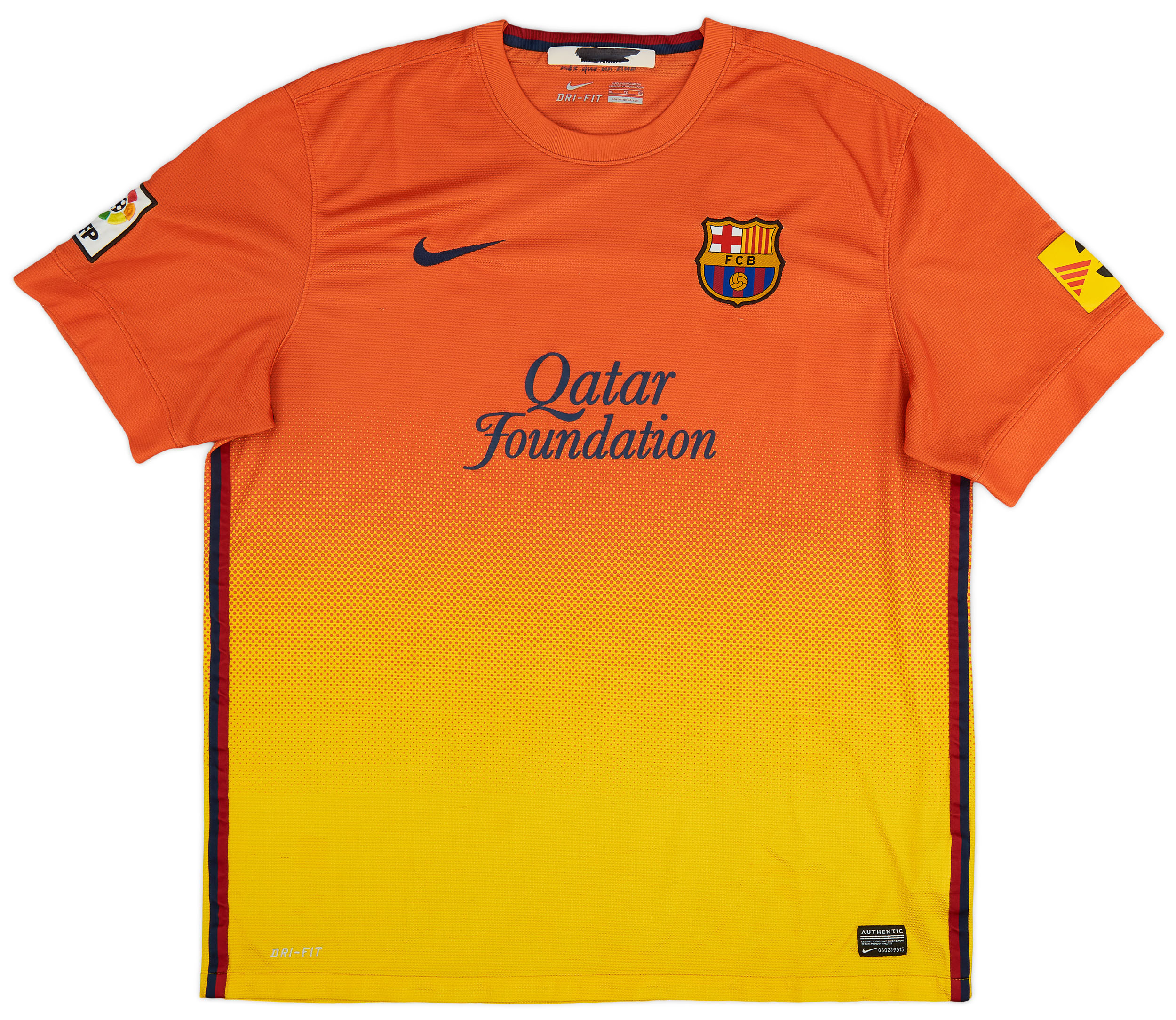 2012-13 Barcelona Away Shirt - Fair 4/10 - (XL)