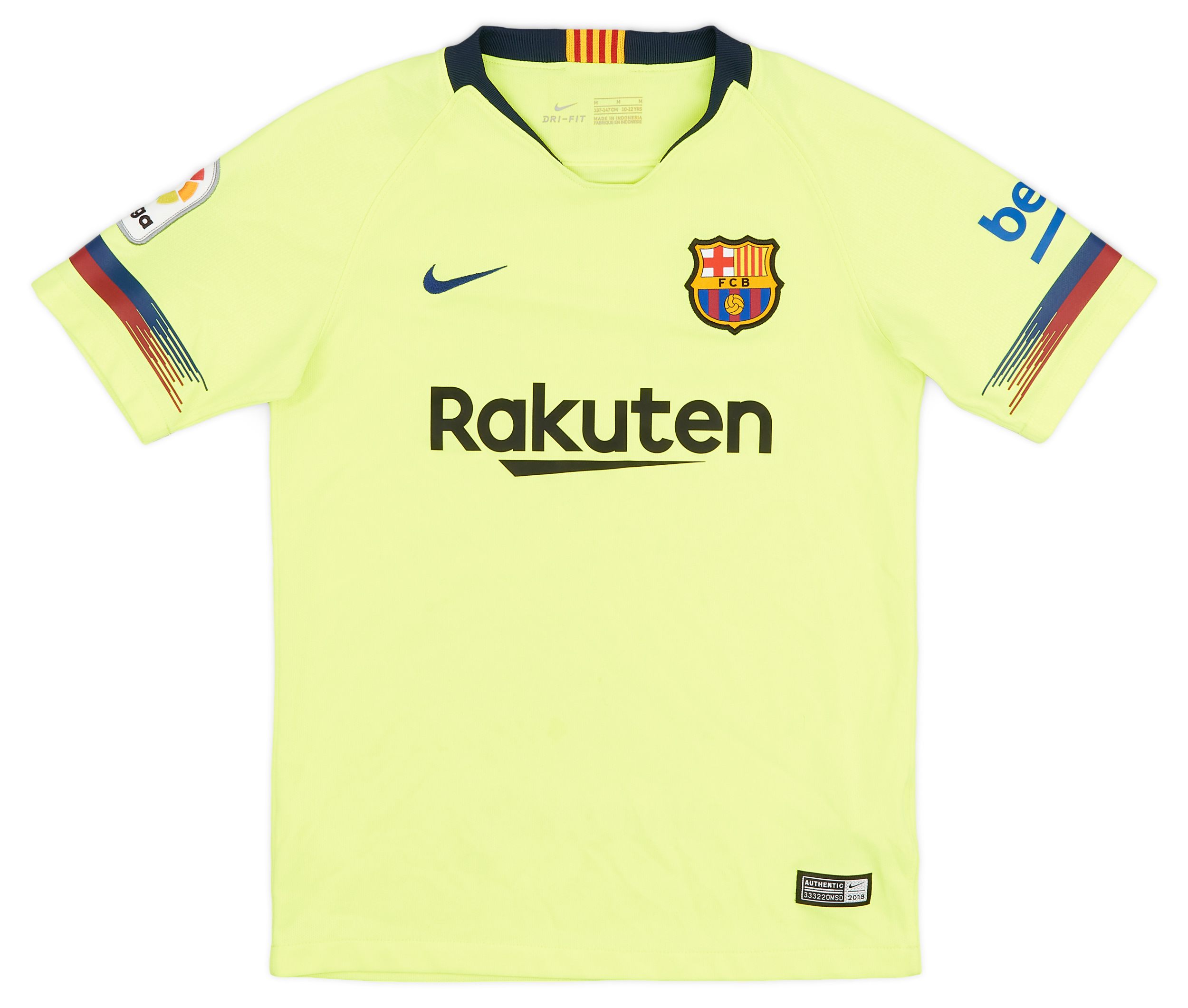 2018-19 Barcelona Away Shirt - Good 5/10 - (M.Boys)