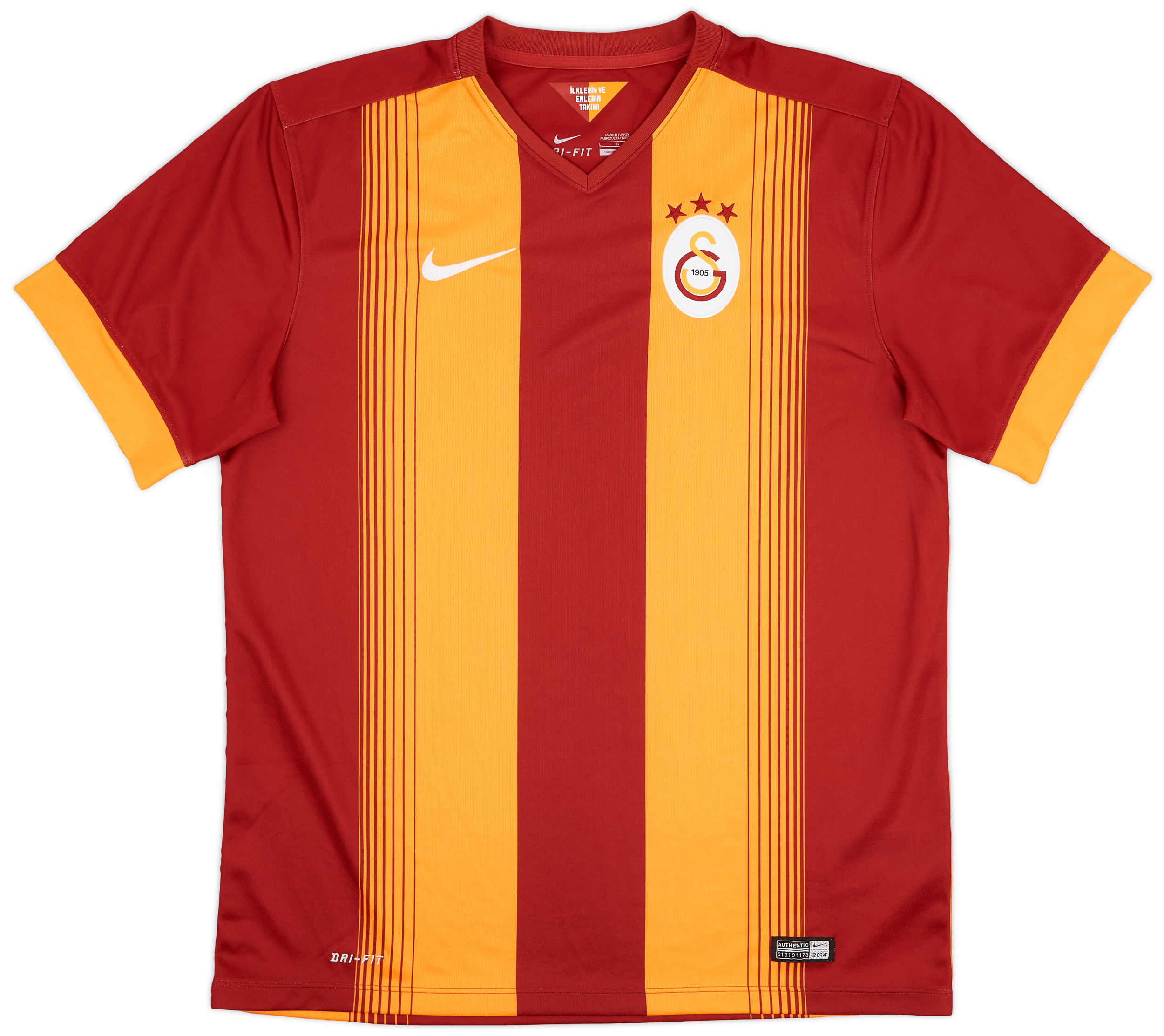 2014-15 Galatasaray Home Shirt - Excellent 9/10 - (L) 