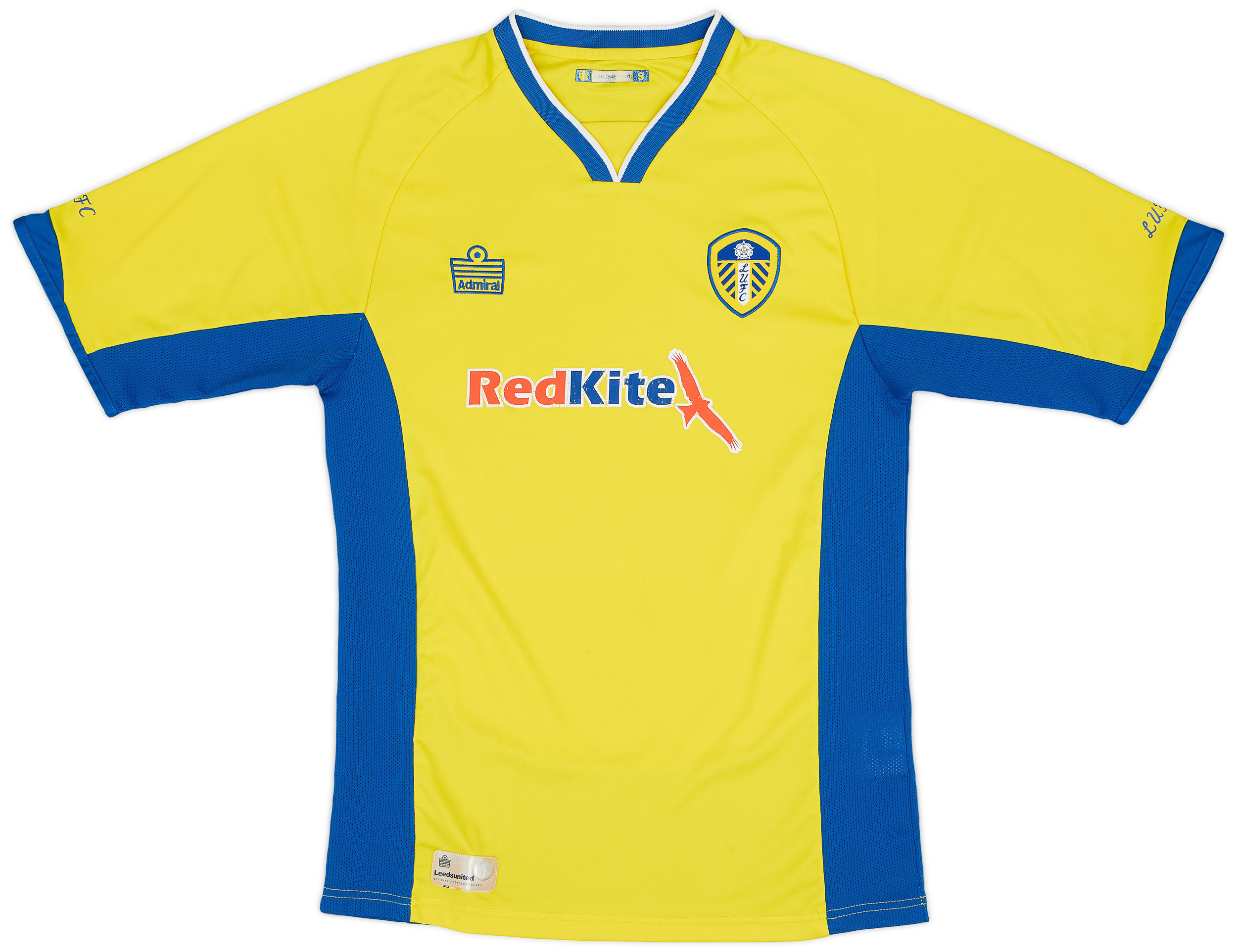 Leeds United Away football shirt 2005 - 2006. Sponsored by Whyte & Mackay