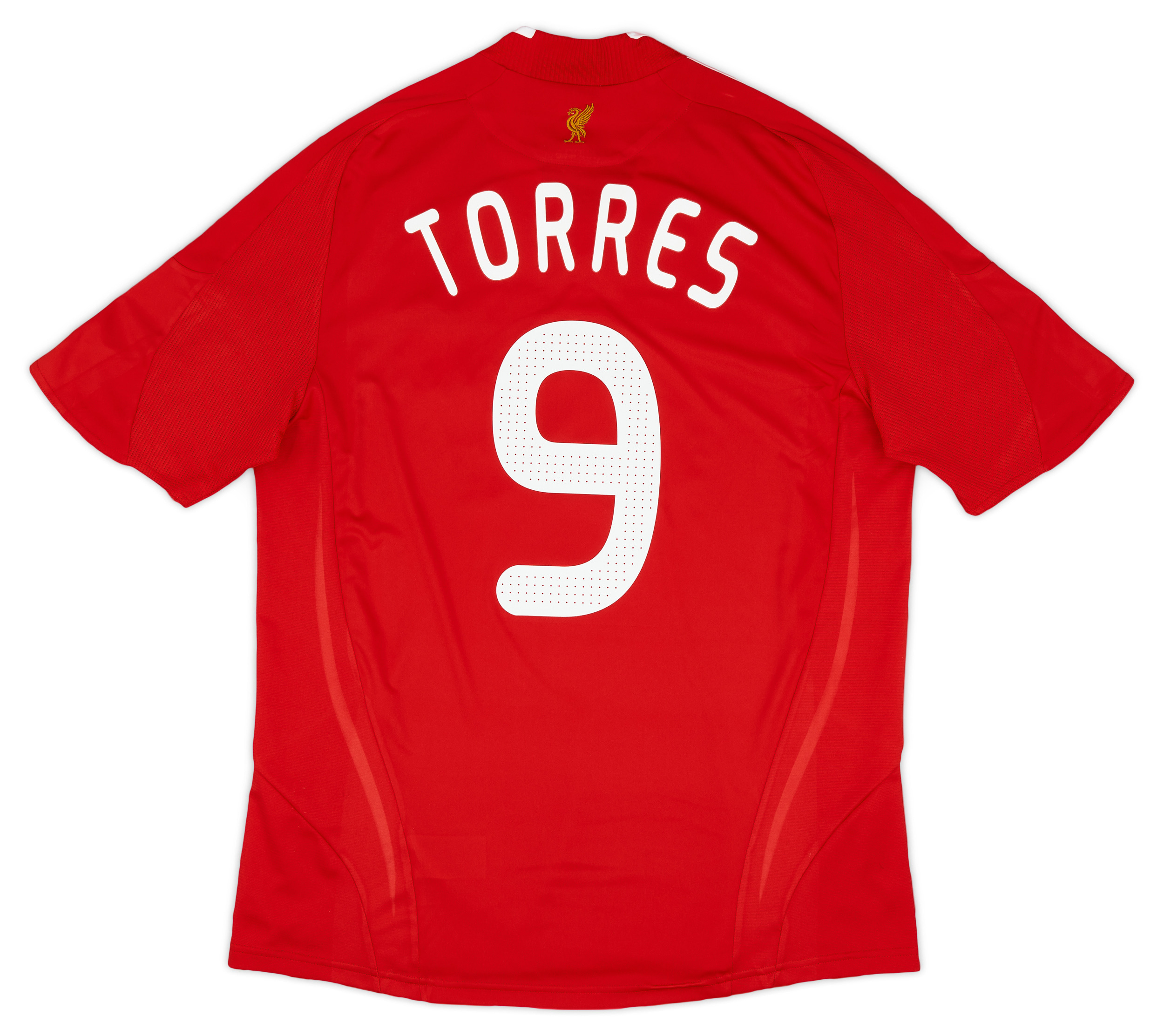 2008-10 Liverpool CL Home Shirt Torres #9 - Good 5/10 - (L)