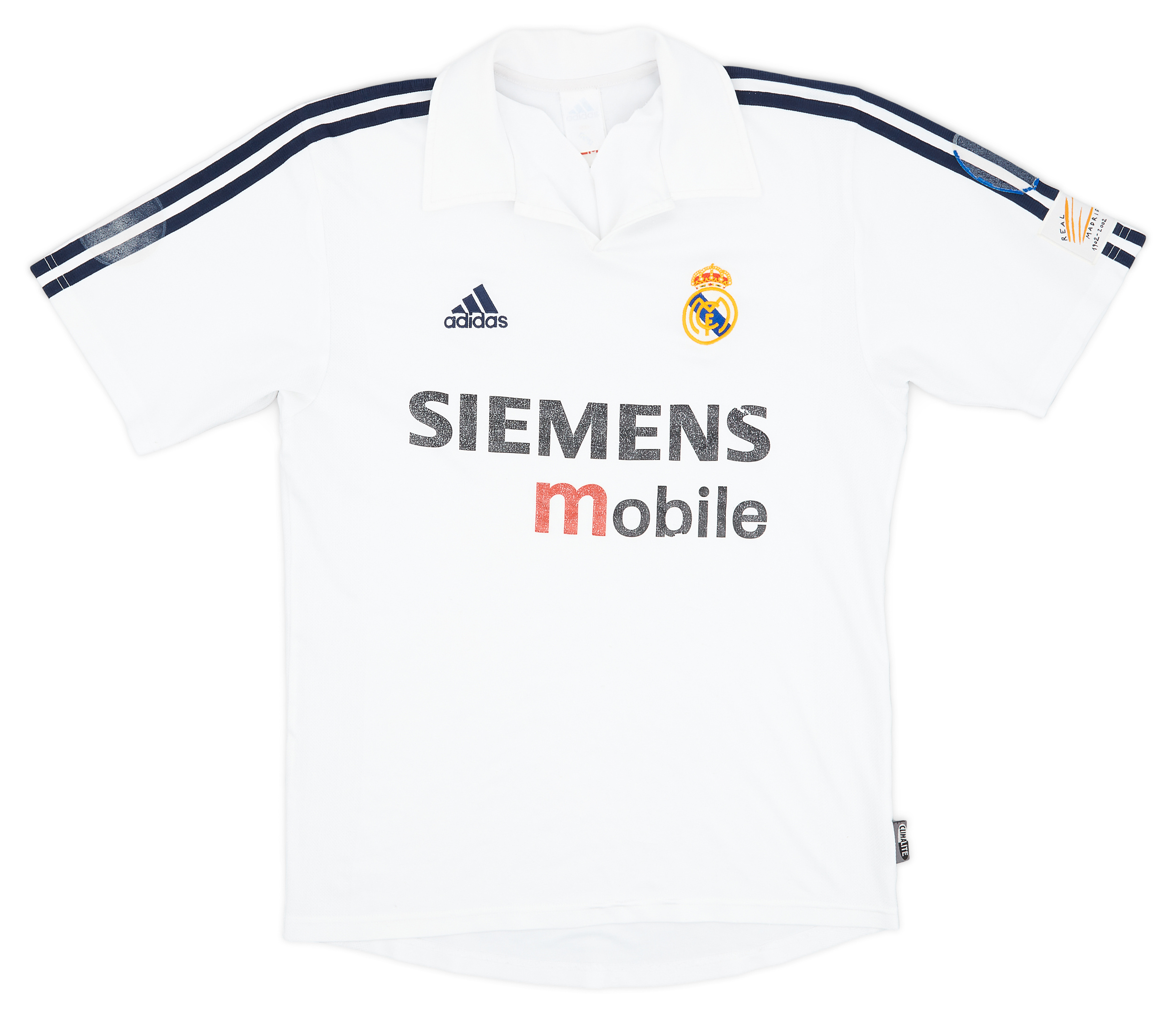 2002 03 Real Madrid Centenary Home Shirt Fair 4 10 S