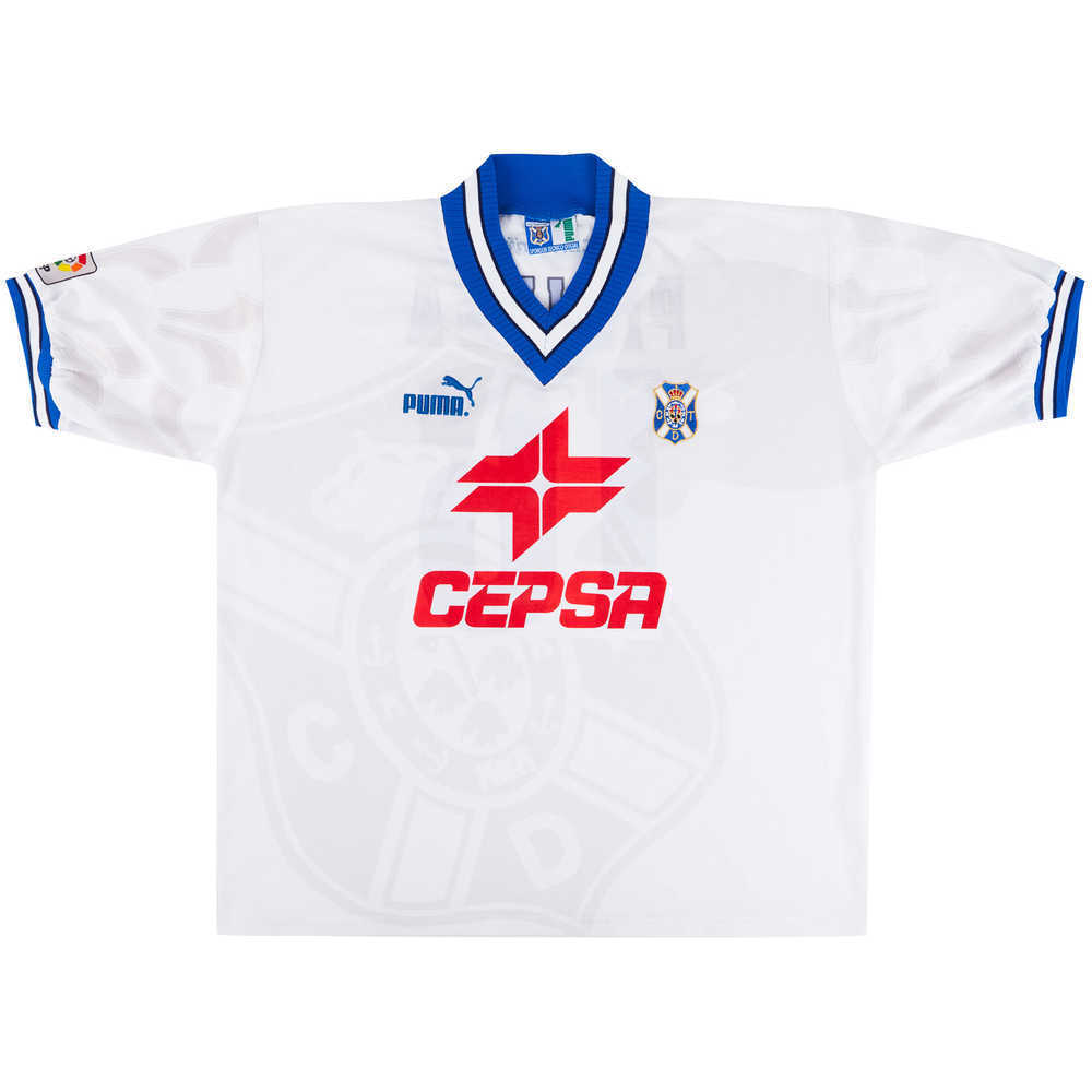 1996-97 Tenerife Match Issue Home Shirt Pinilla #16
