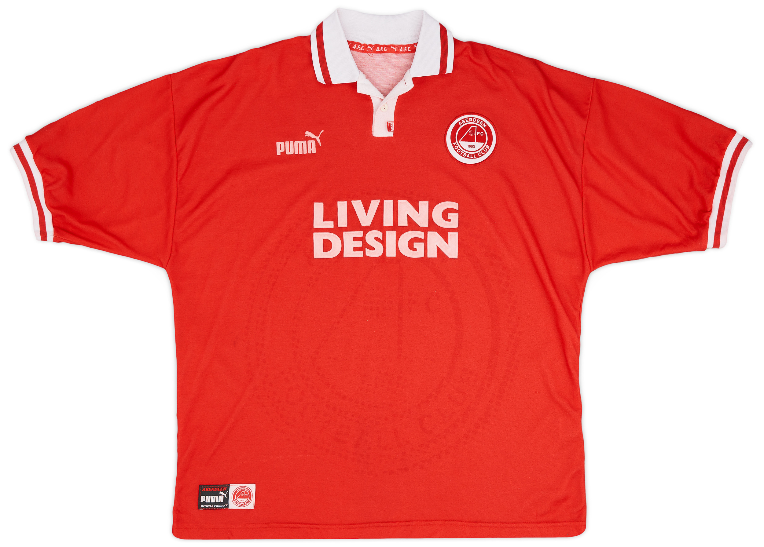 1997-98 Aberdeen Home Shirt - 8/10 - ()