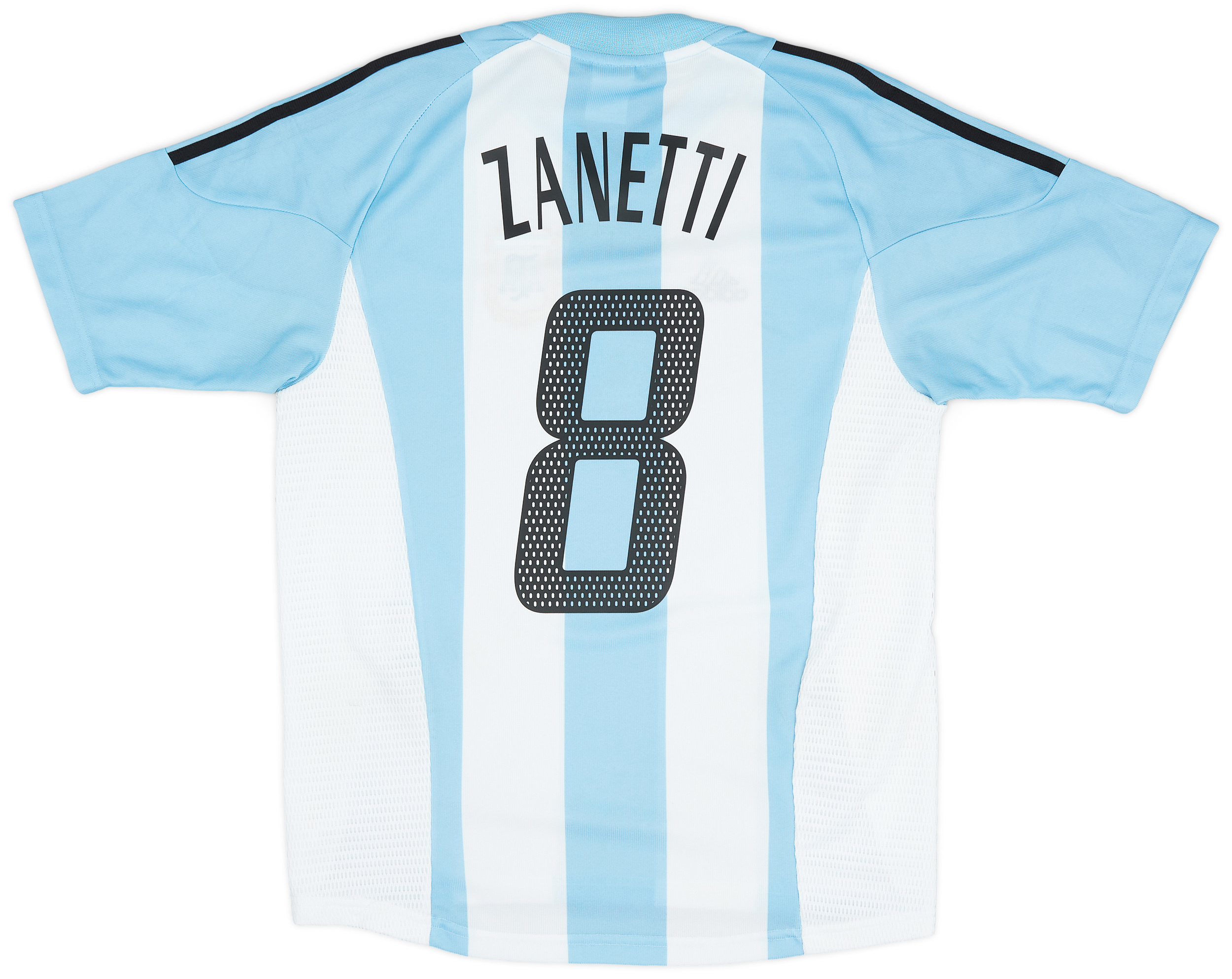 2002-04 Argentina Home Shirt Zanetti #8 - 8/10 - ()
