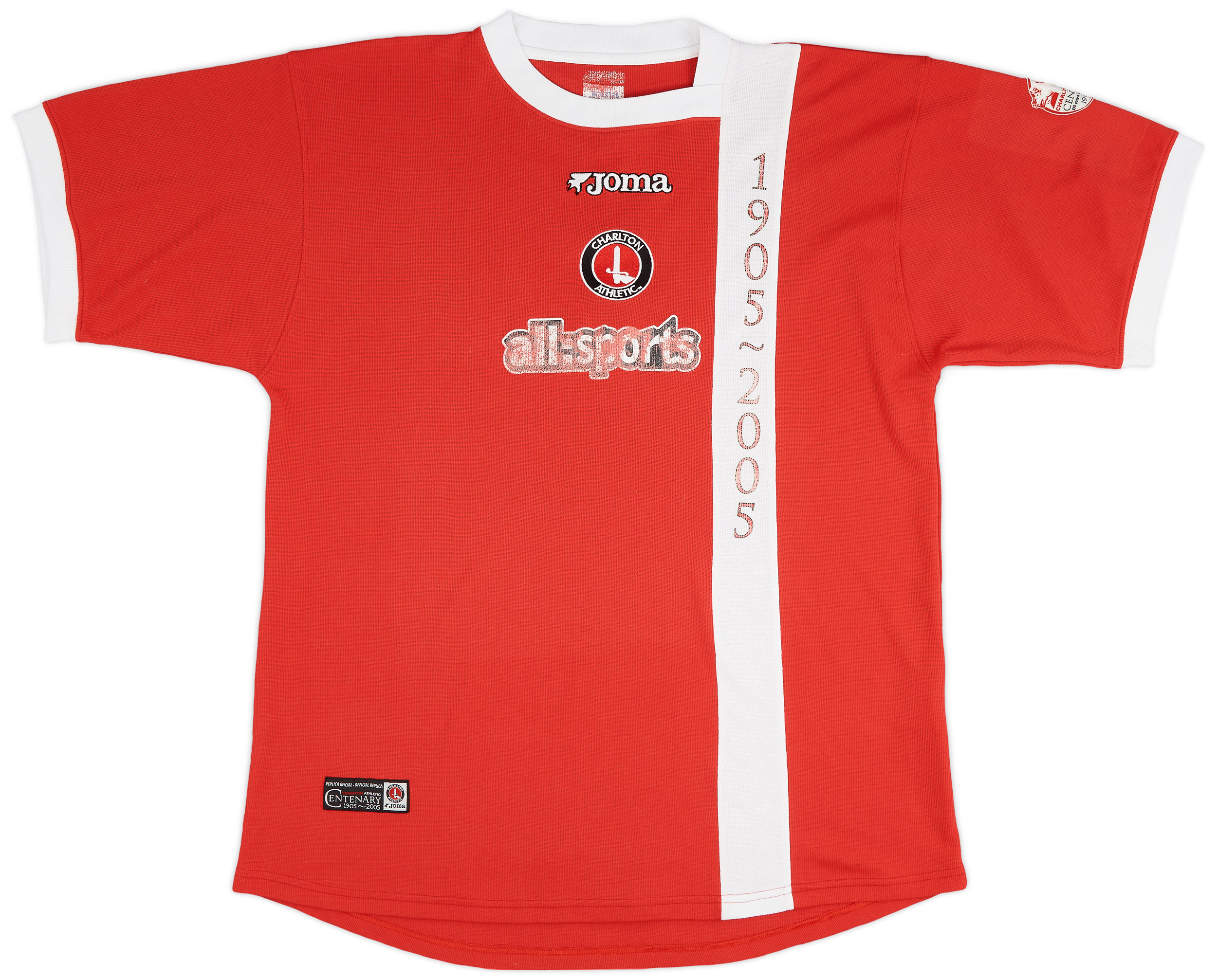 2005-06 Charlton Centenary Home Shirt - 4/10 - ()