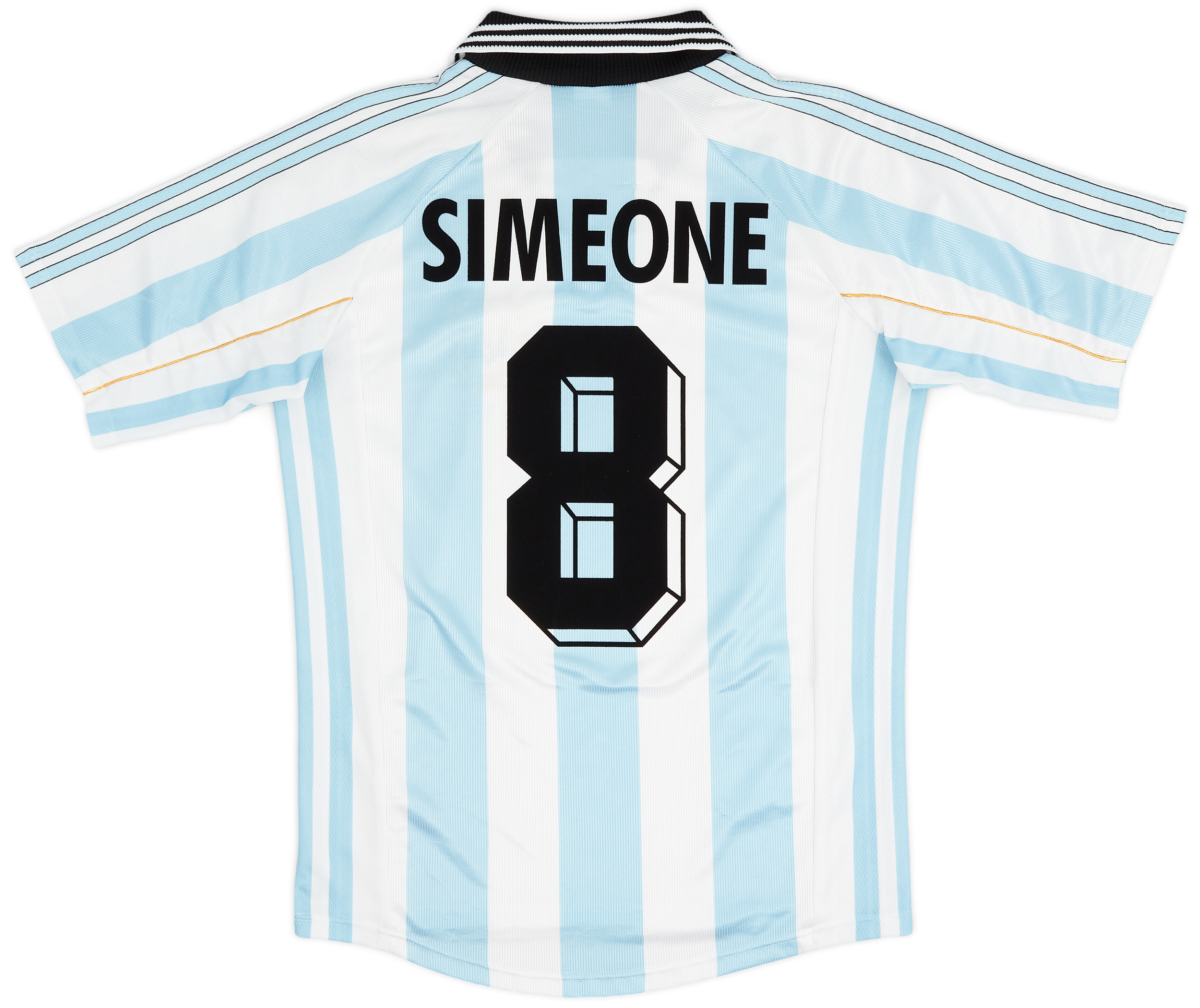 1998-99 Argentina Home Shirt Simeone #8 - 9/10 - ()