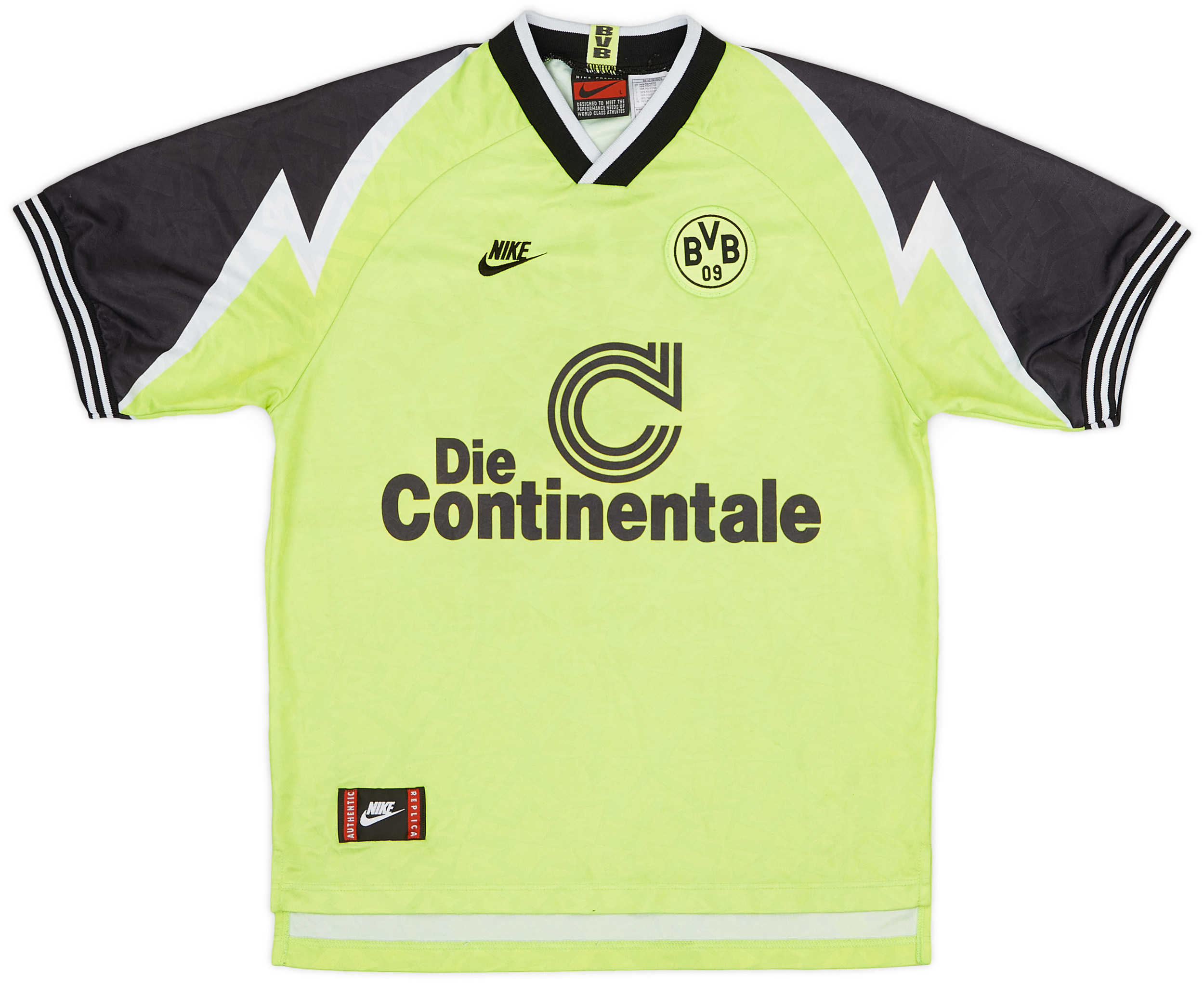 1995-96 Borussia Dortmund 'Deutscher Meister' Home Shirt - 6/10 - ()