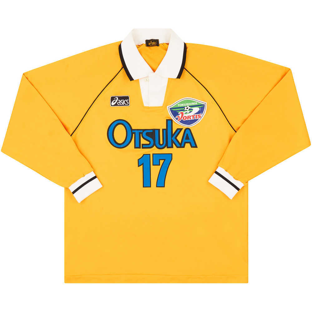 1998 Tokushima Vortis Match Issue Away L/S Shirt #17