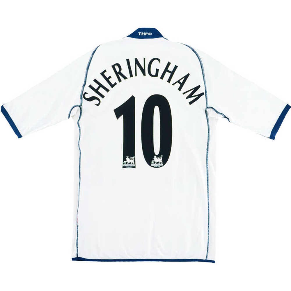2002-03 Tottenham Home Shirt Sheringham #10 (Excellent) M