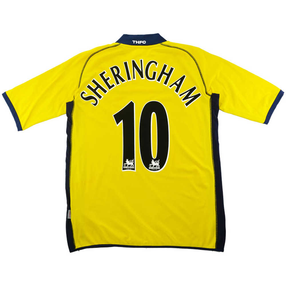 2002-03 Tottenham Third Shirt Sheringham #10 (Very Good) XL