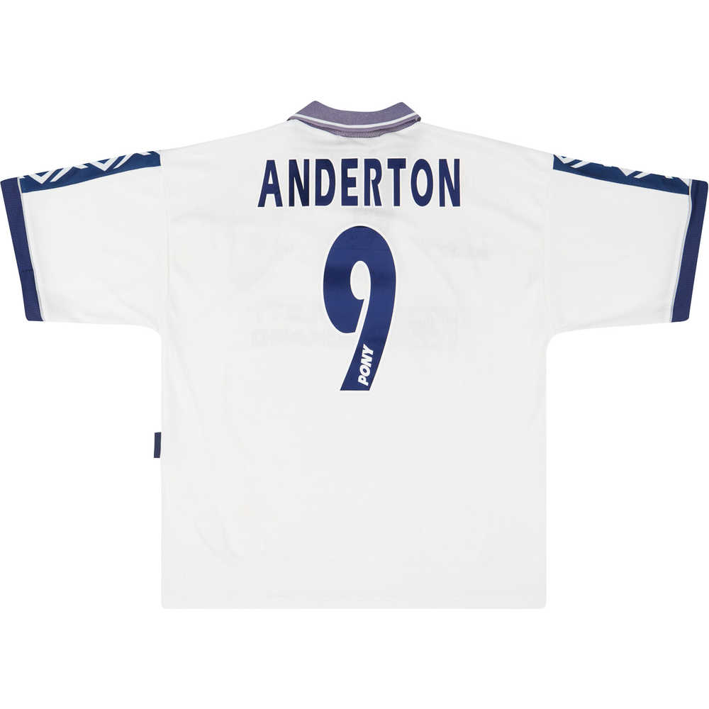 1995-97 Tottenham Home Shirt Anderton #9 (Excellent) S