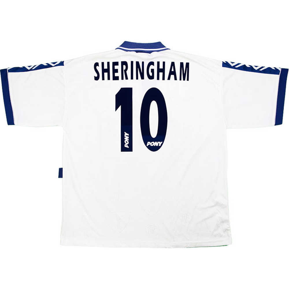 1995-97 Tottenham Home Shirt Sheringham #10 (Excellent) XL