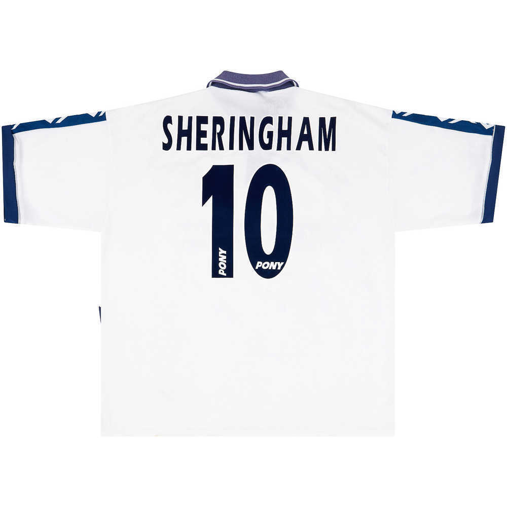 1995-97 Tottenham Home Shirt Sheringham #10 (Very Good) XL