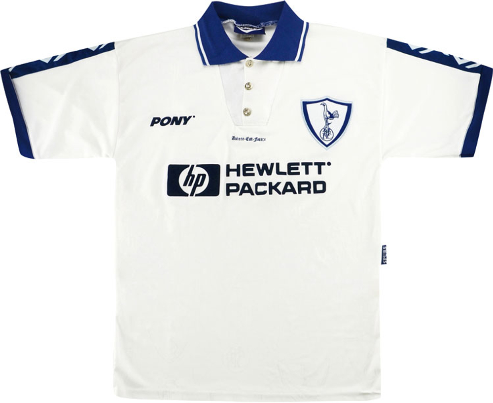 1995-97 Tottenham Home Shirt Sheringham #10 (Excellent) XL