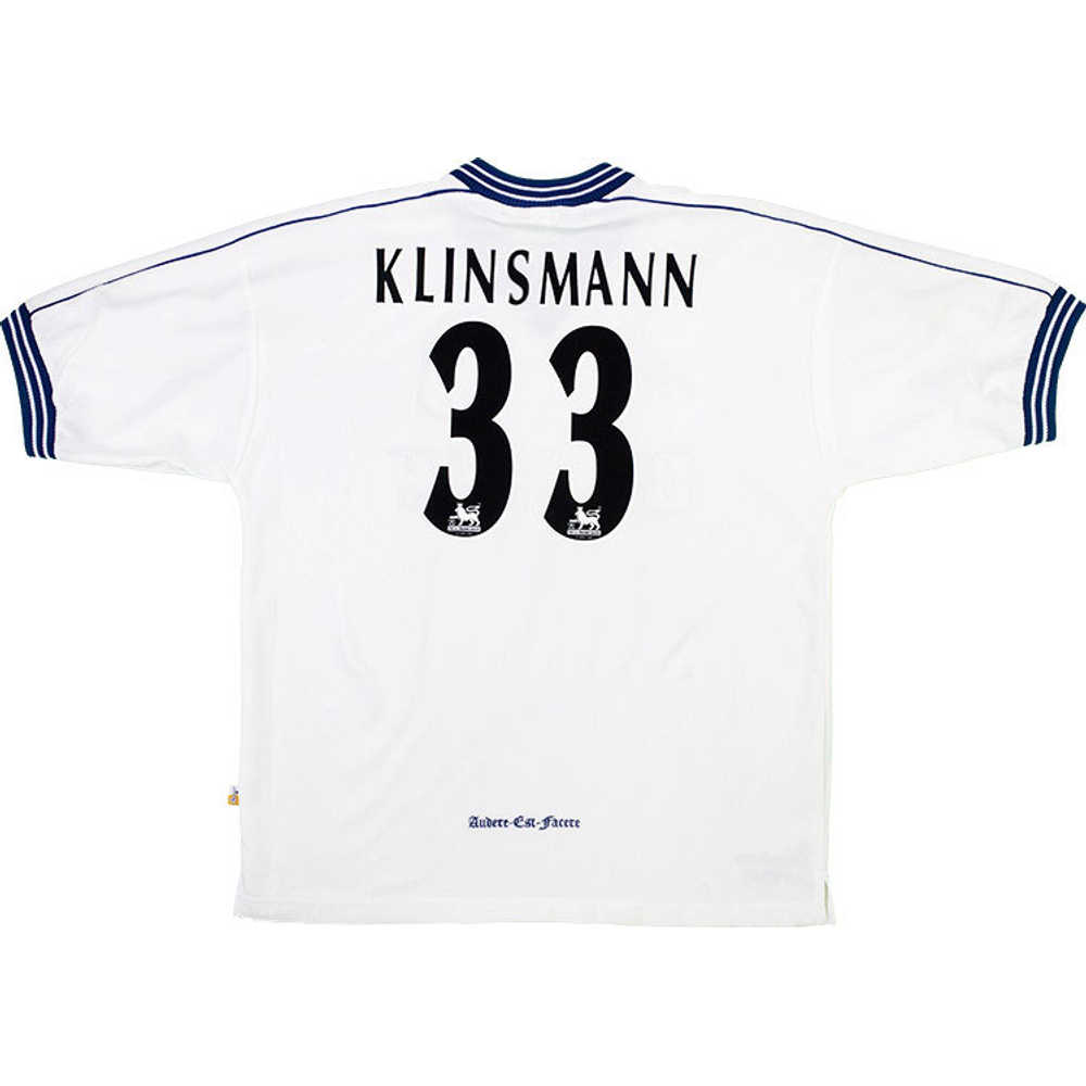 1997-99 Tottenham Home Shirt Klinsmann #33 (Excellent) XL