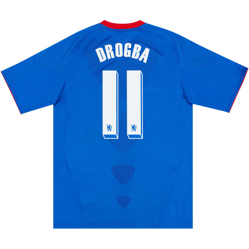 2010-11 Chelsea Home Shirt Drogba #11 (Excellent) XXL