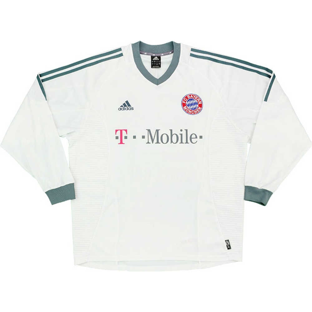 2002-03 Bayern Munich Away L/S Shirt (Excellent) XL.Boys