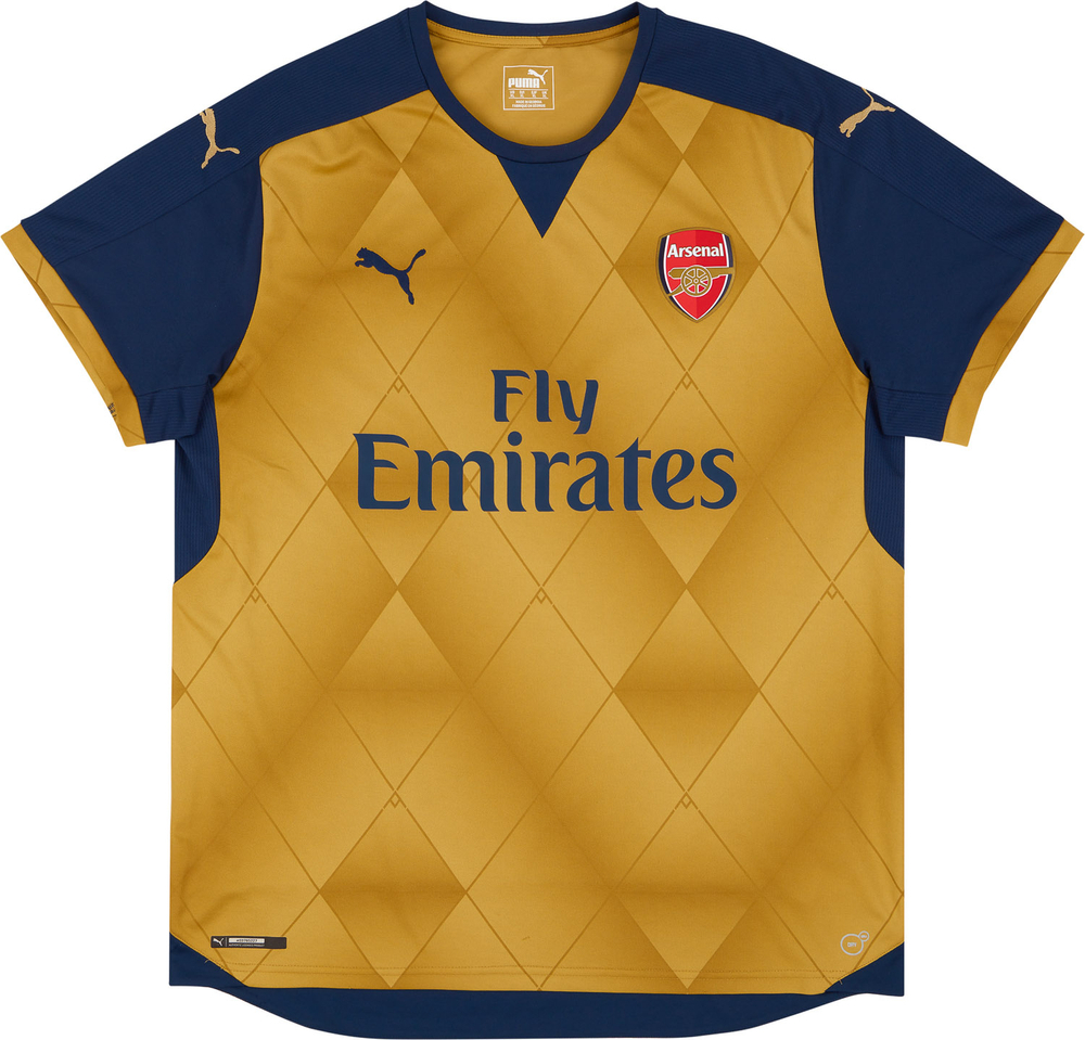 2015-16 Arsenal Away Shirt Özil #11 (Excellent) S-Arsenal Names & Numbers Cult Heroes