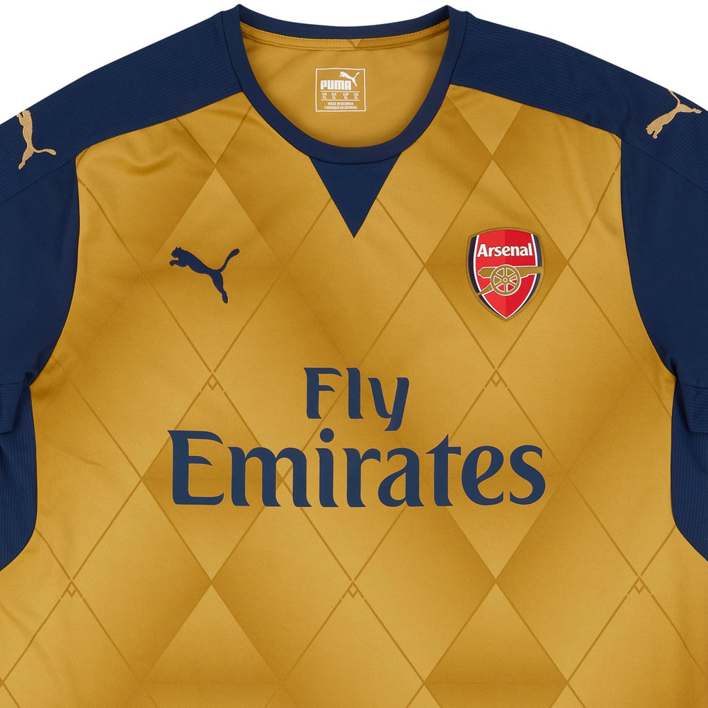 2015-16 Arsenal Away Shirt Özil #11 (Excellent) S-Arsenal Names & Numbers Cult Heroes