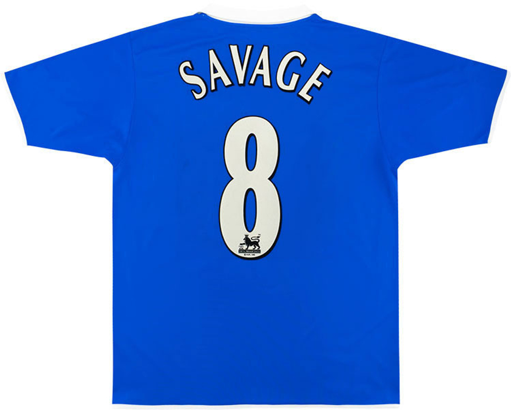 2004-05 Birmingham Home Shirt Savage #8 (Very Good) L-Birmingham New Products