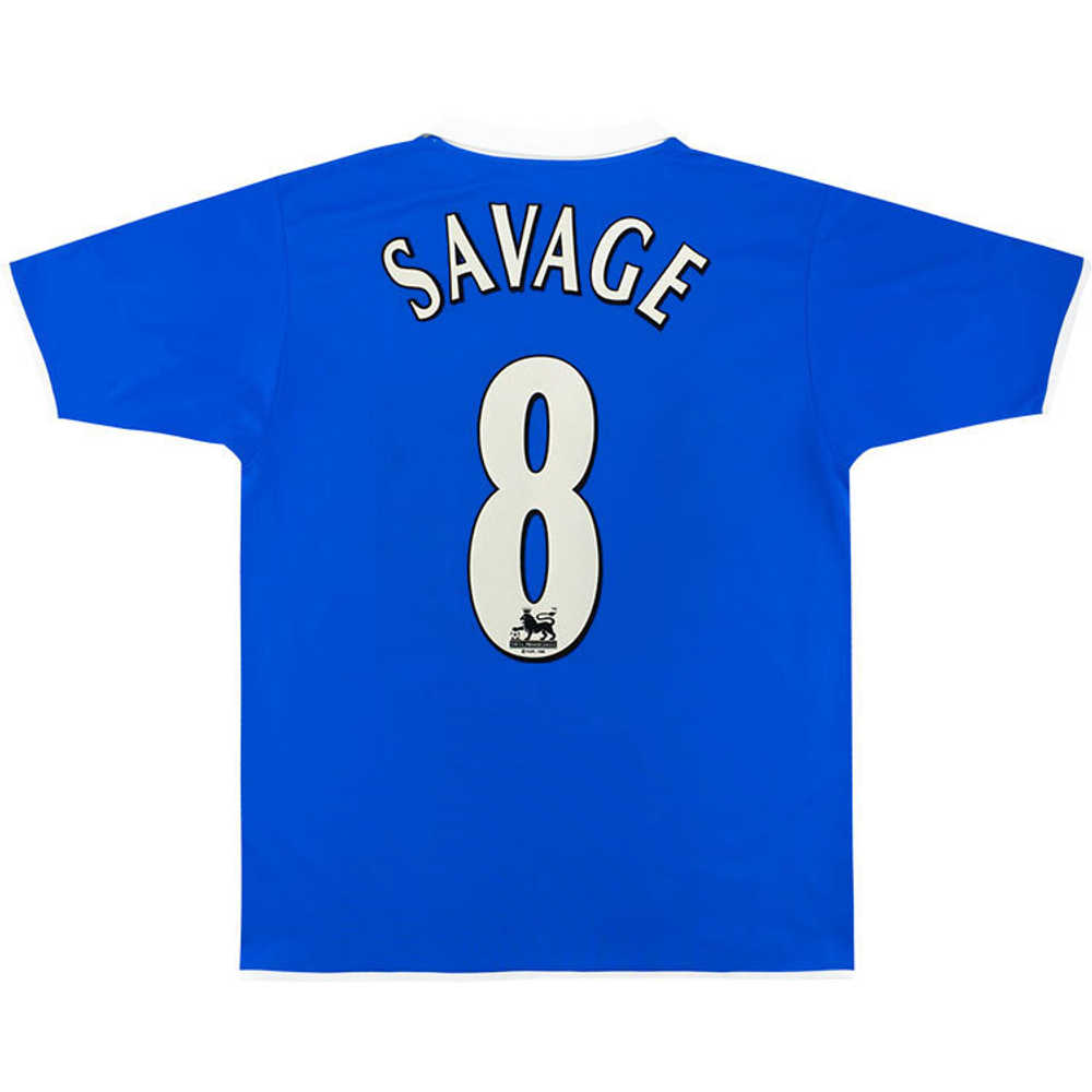 2004-05 Birmingham Home Shirt Savage #8 (Very Good) L