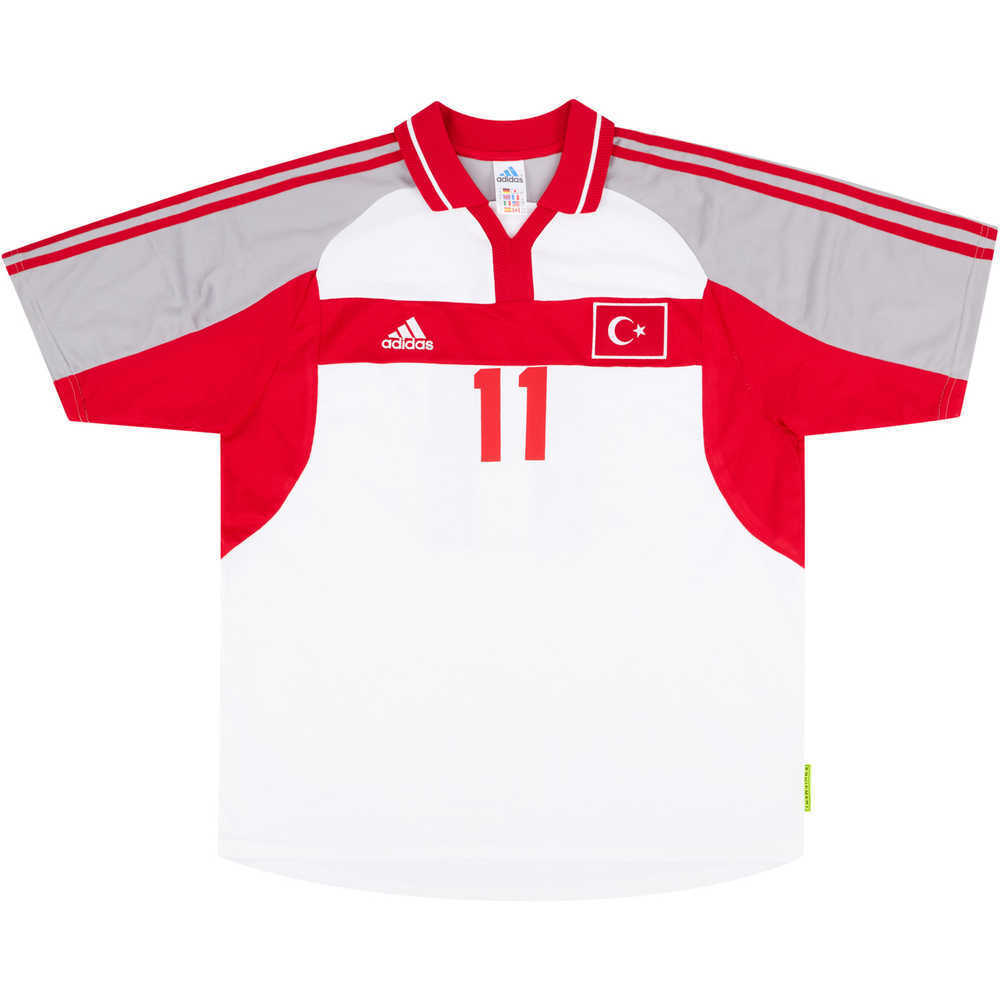 2000-01 Turkey U-21 Match Issue Away Shirt #11