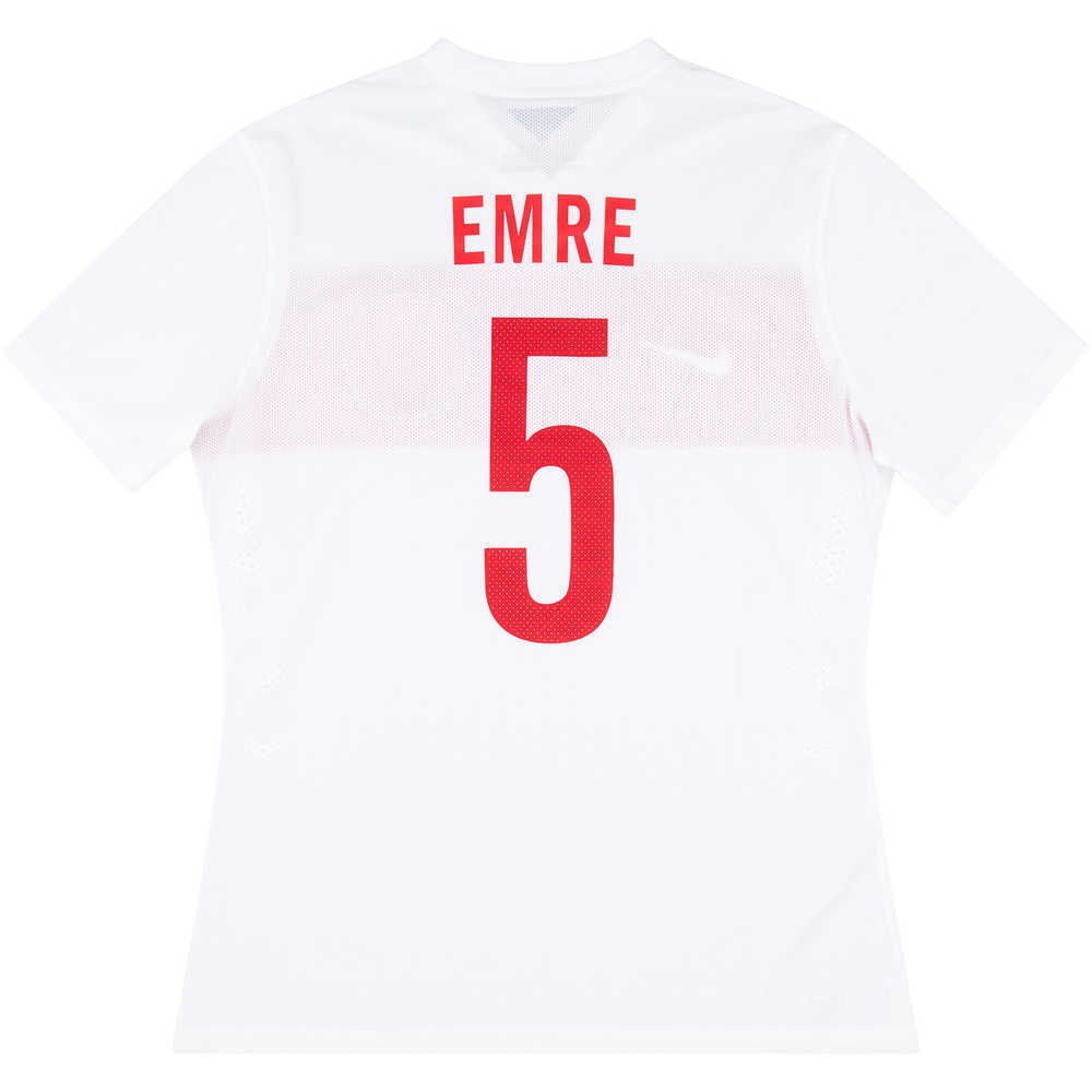 2014 Turkey Match Worn Away Shirt Emre #5 (v Denmark)