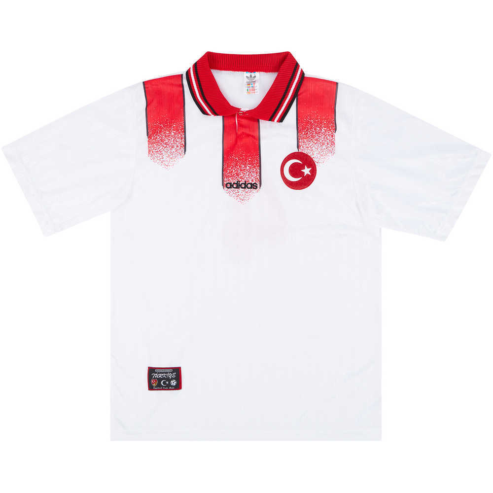 1997 Turkey Match Worn Home Shirt #4 (Kafkas) v Holland