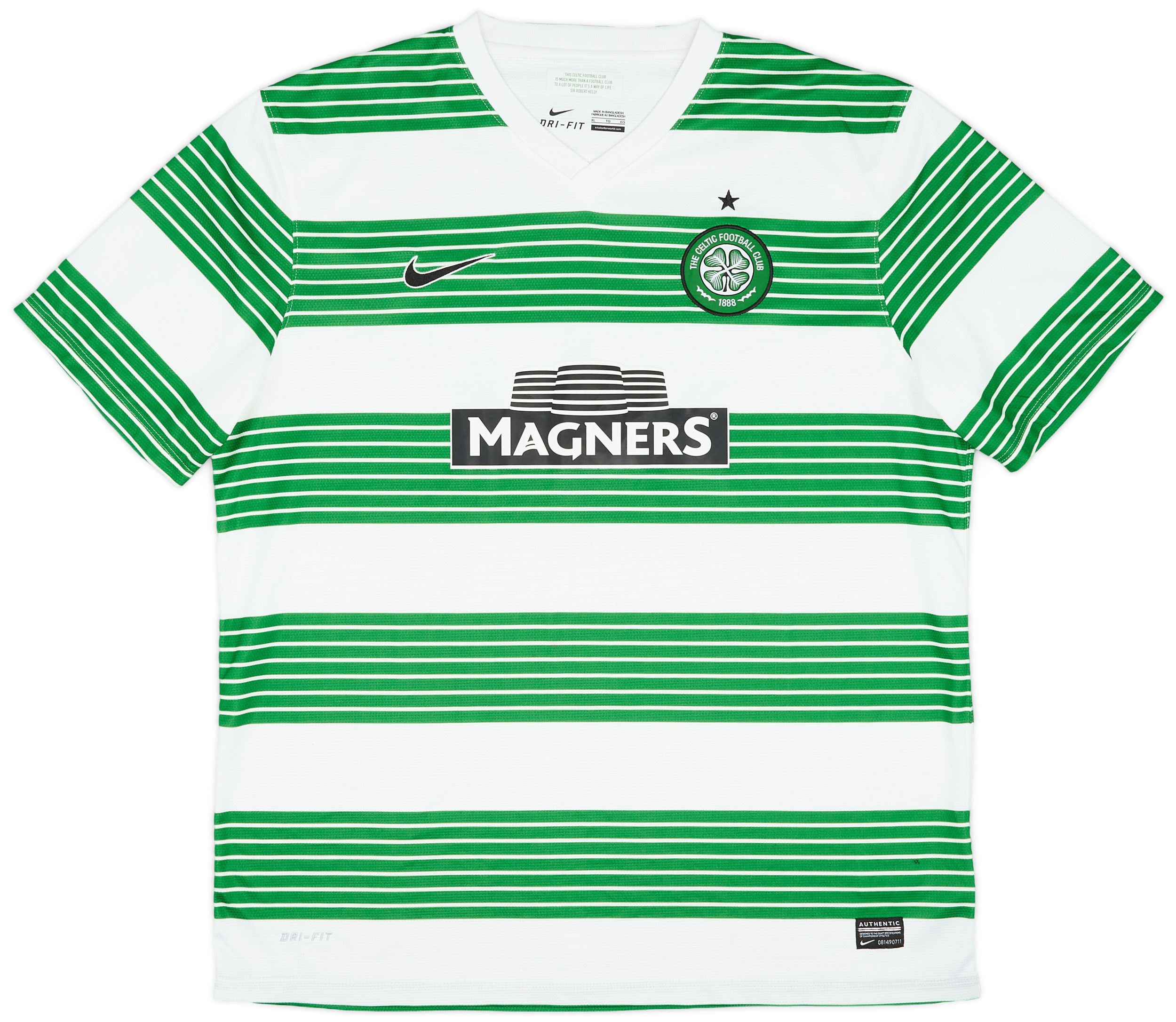 2013-15 Celtic Home Shirt - 9/10 - ()