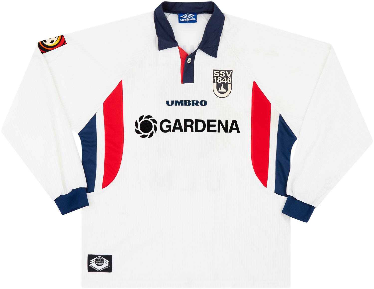 1998-99 SSV Ulm Match Issue Home Shirt Kinkel #3
