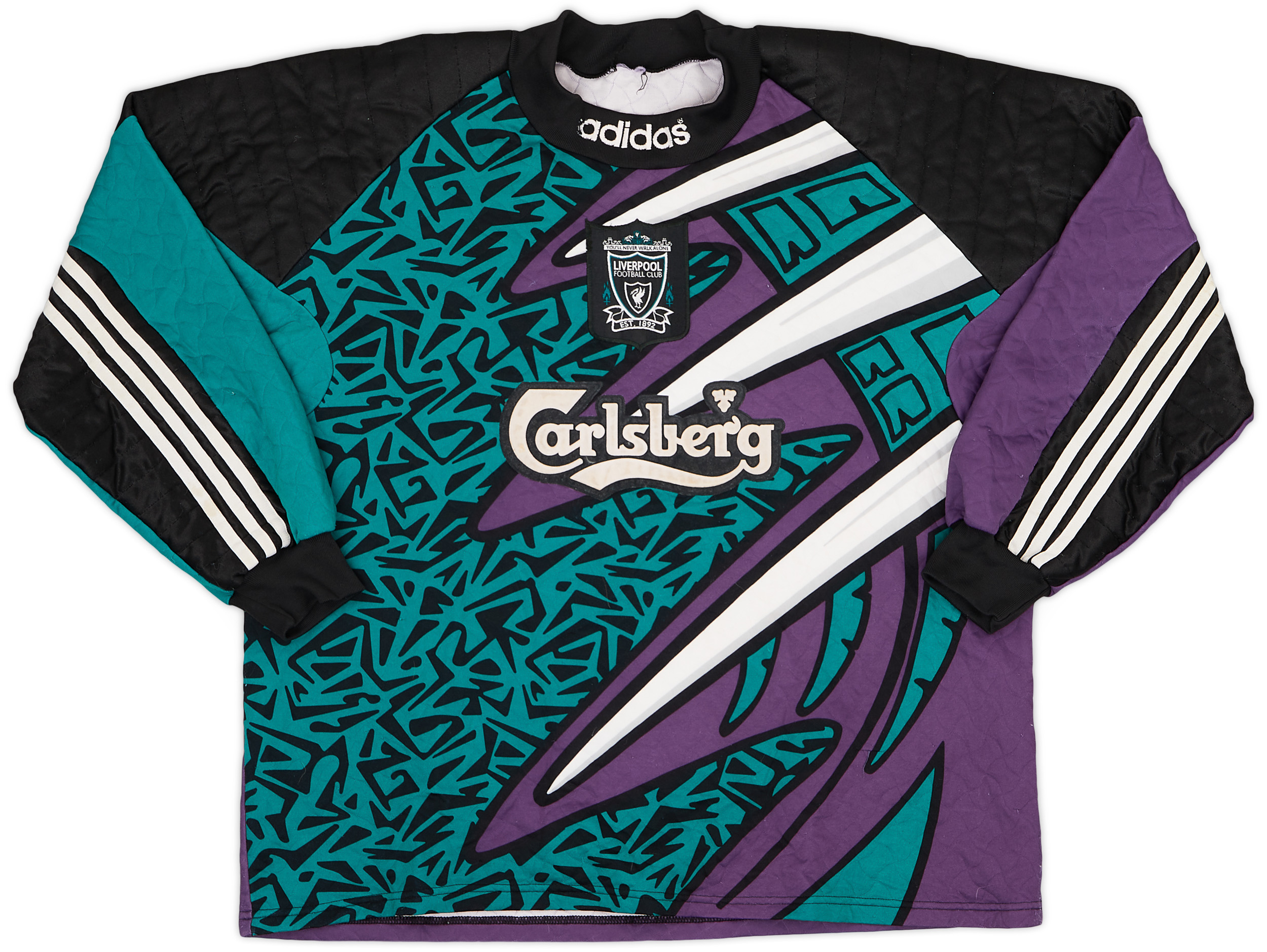 1995-96 Liverpool GK Shirt - 8/10 - ()