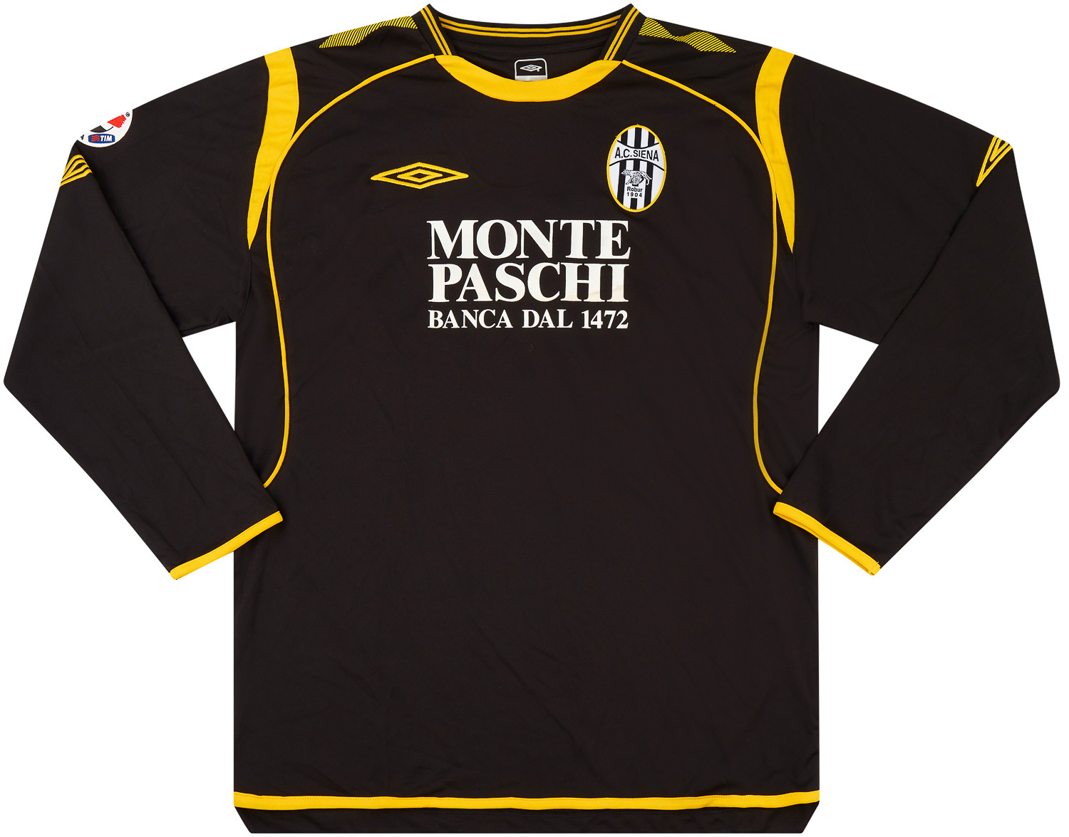 2008-09 Siena Match Issue GK Shirt Curci #85