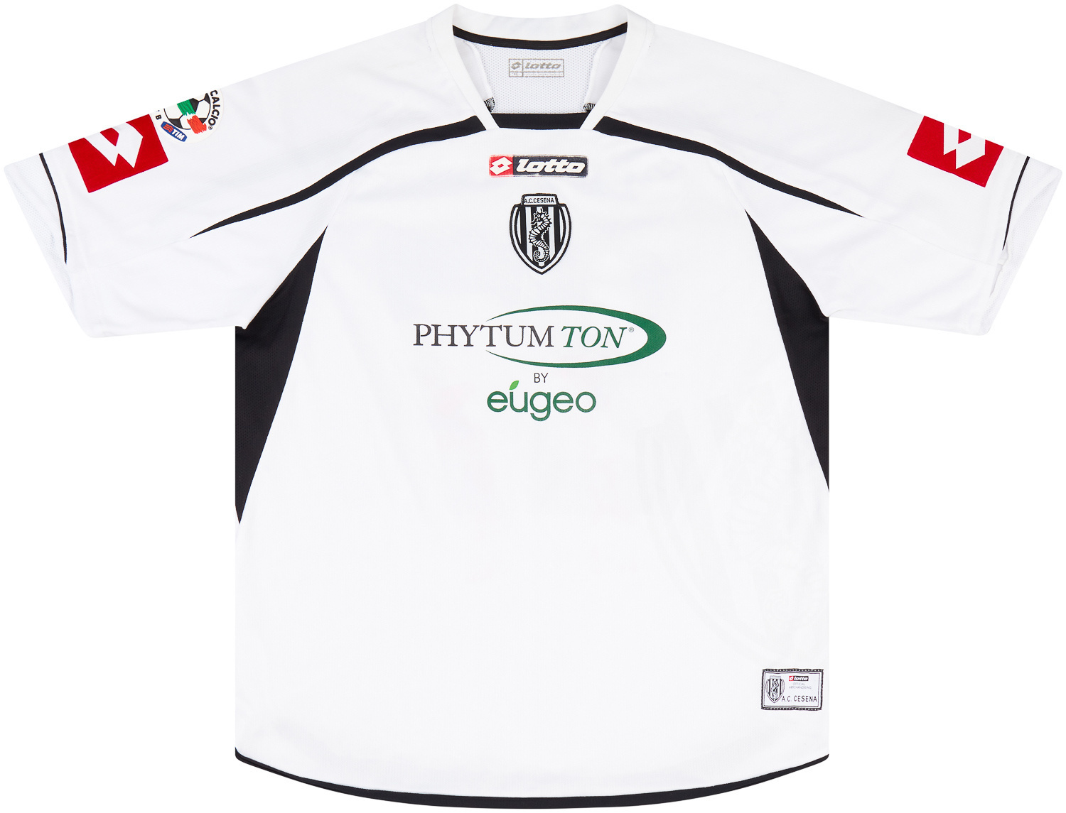 2009-10 Cesena Match Issue Home Shirt Petras #27