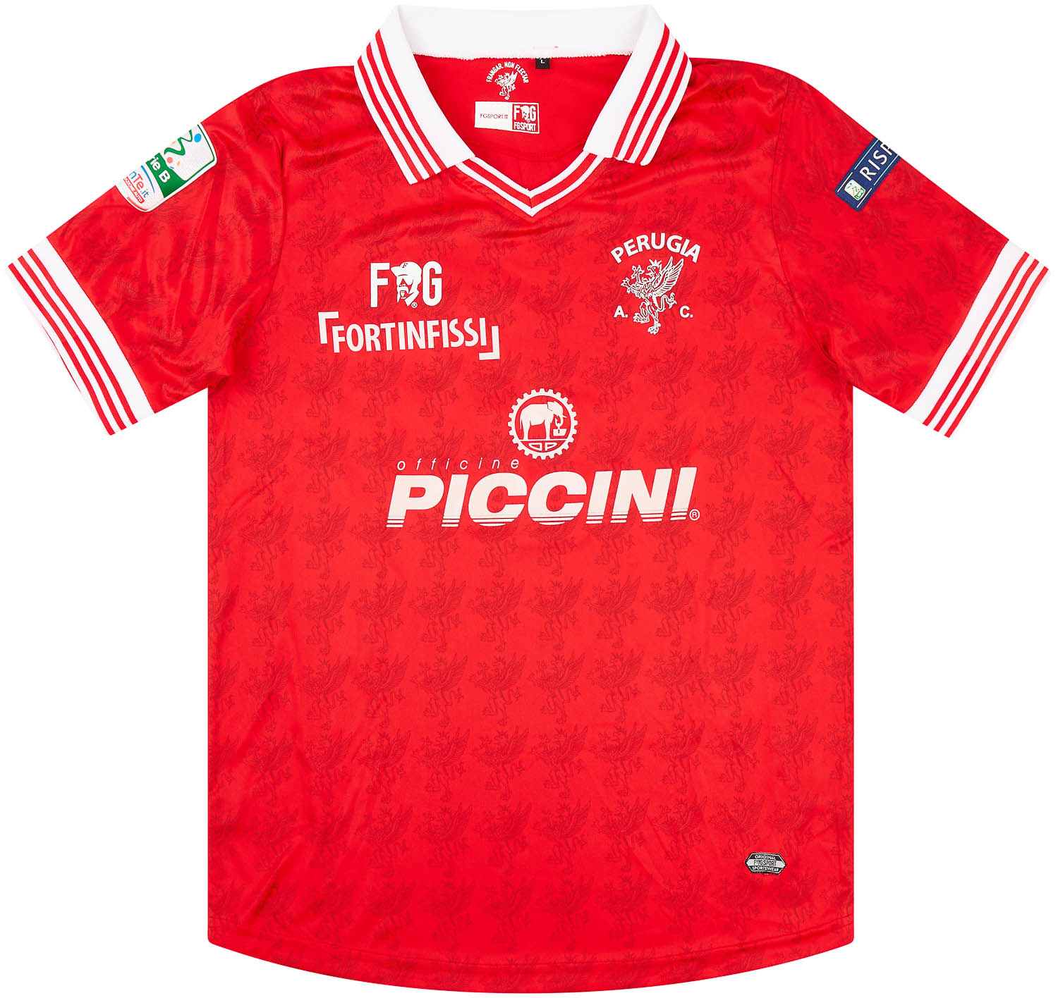 2017-18 Perugia Match Issue Home Shirt Zanon #2