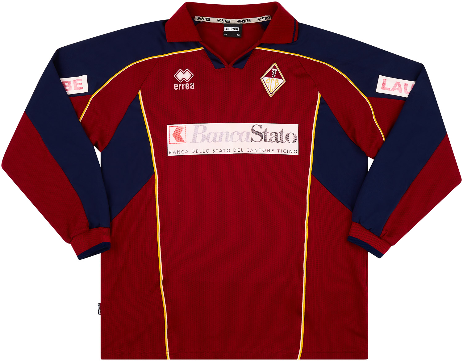 2004-05 AC Bellinzona Match Issue Home Shirt Belotti #2