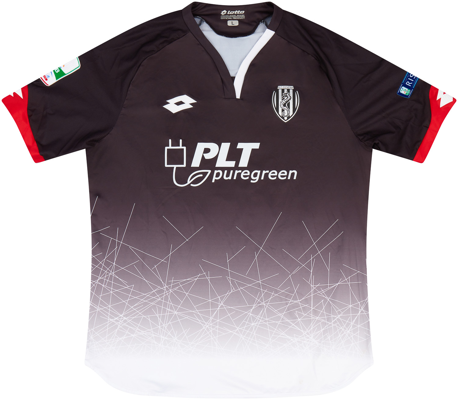 2016-17 Cesena Match Issue Away Shirt Donkor #18