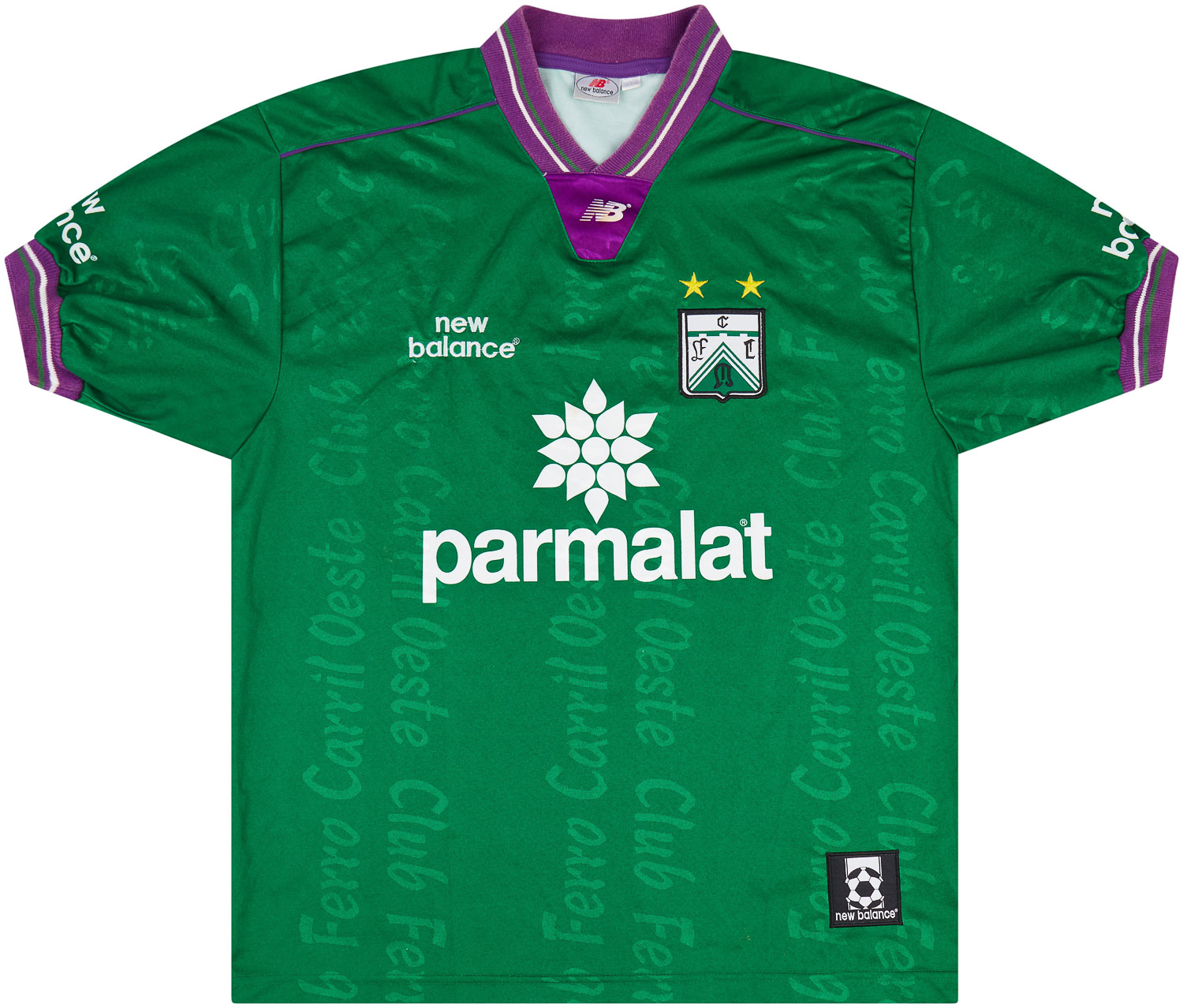 1999-00 Ferro Carril Oeste Match Issue Home Shirt #25