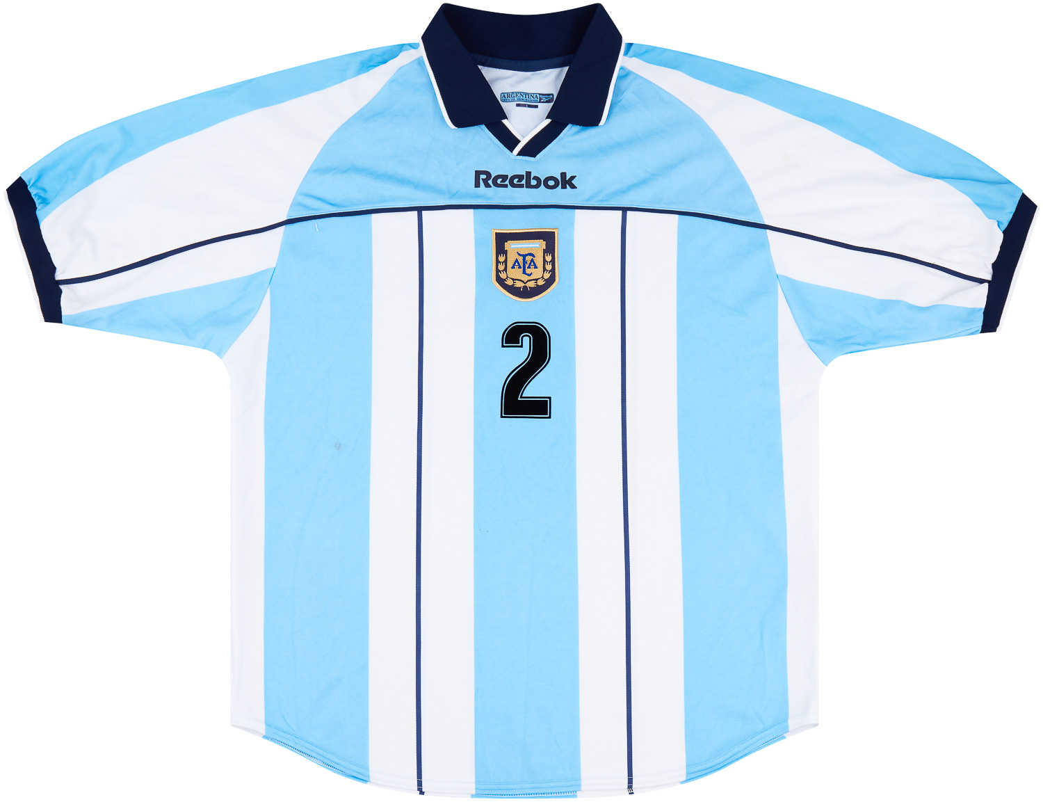 2000-01 Argentina Match Issue Home Shirt #2