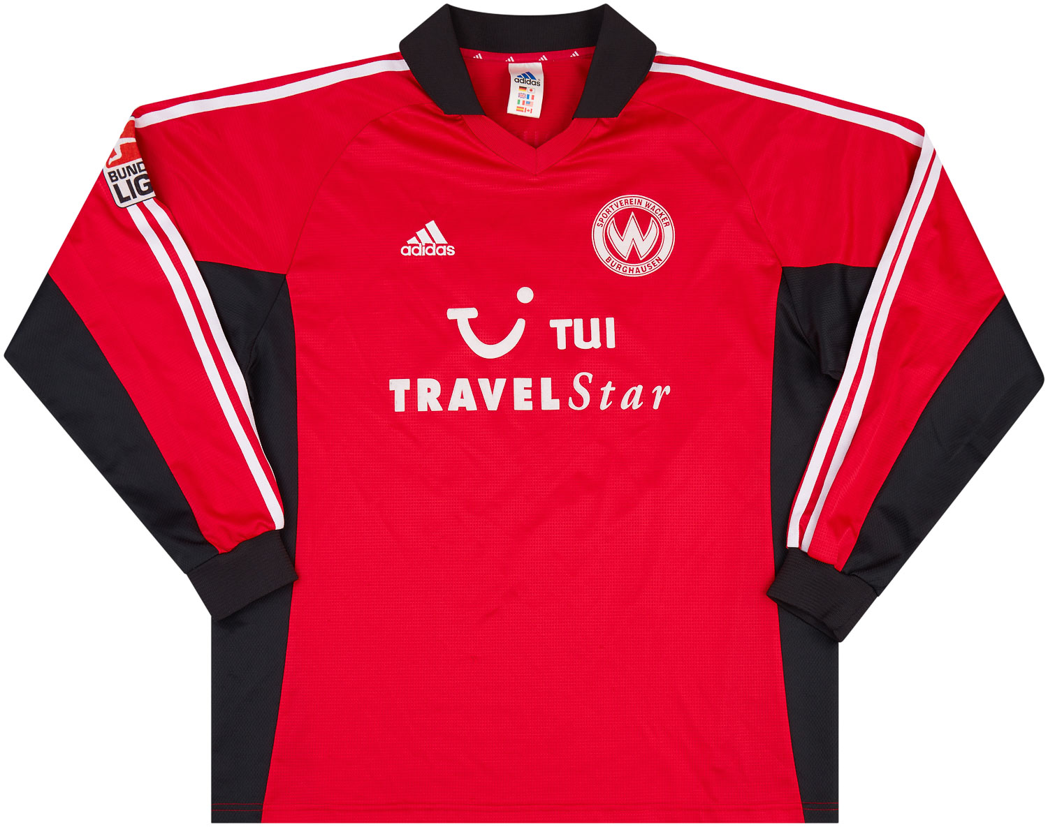 2003-04 Wacker Burghausen Match Issue Third Shirt Böhme #17