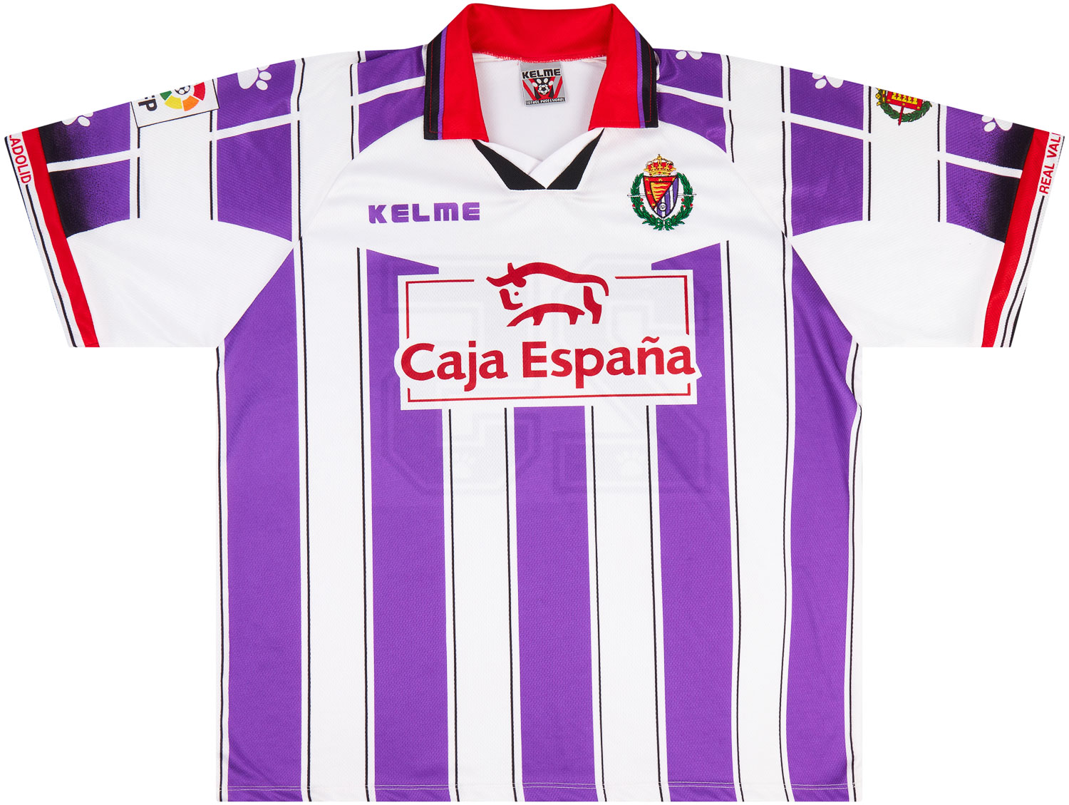 1997-98 Real Valladolid Match Issue Home Shirt #25