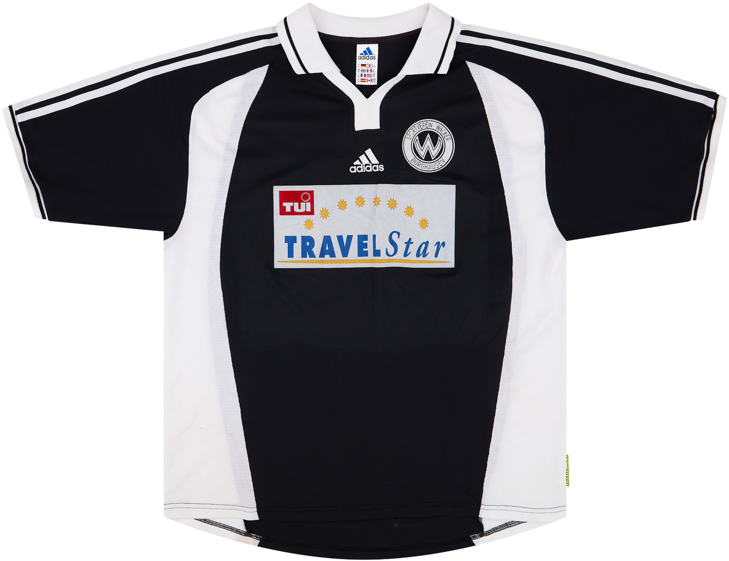 2001-02 Wacker Burghausen Match Issue Away Shirt #13