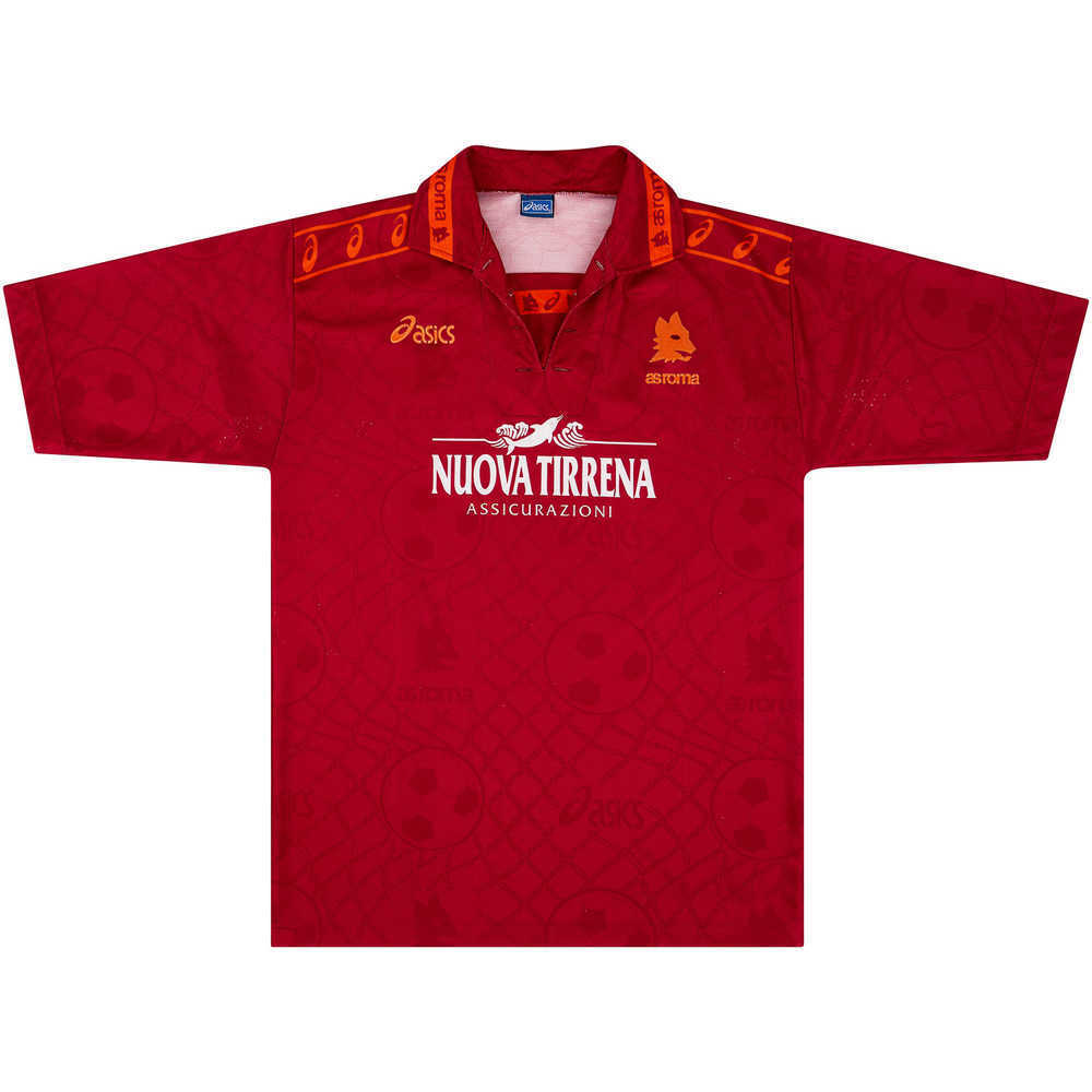 1994-95 Roma Match Issue Home Shirt #13