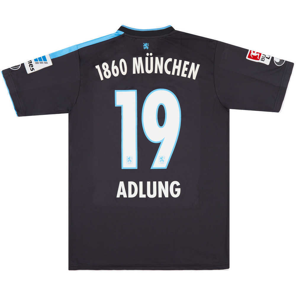2013-14 1860 Munich Match Issue Away Shirt Adlung #19
