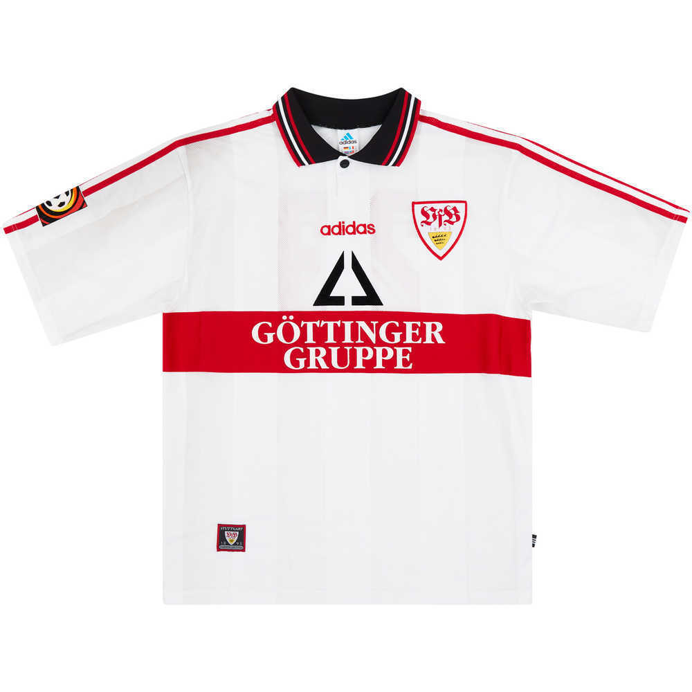 1997-98 Stuttgart Match Issue Home Shirt #23